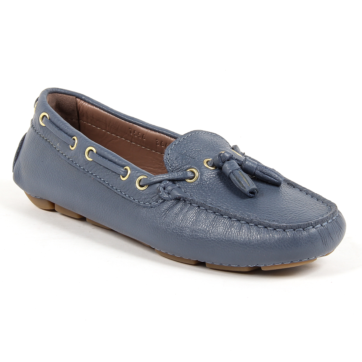 Mocasín Andrew Charles para mujer azul GIULY