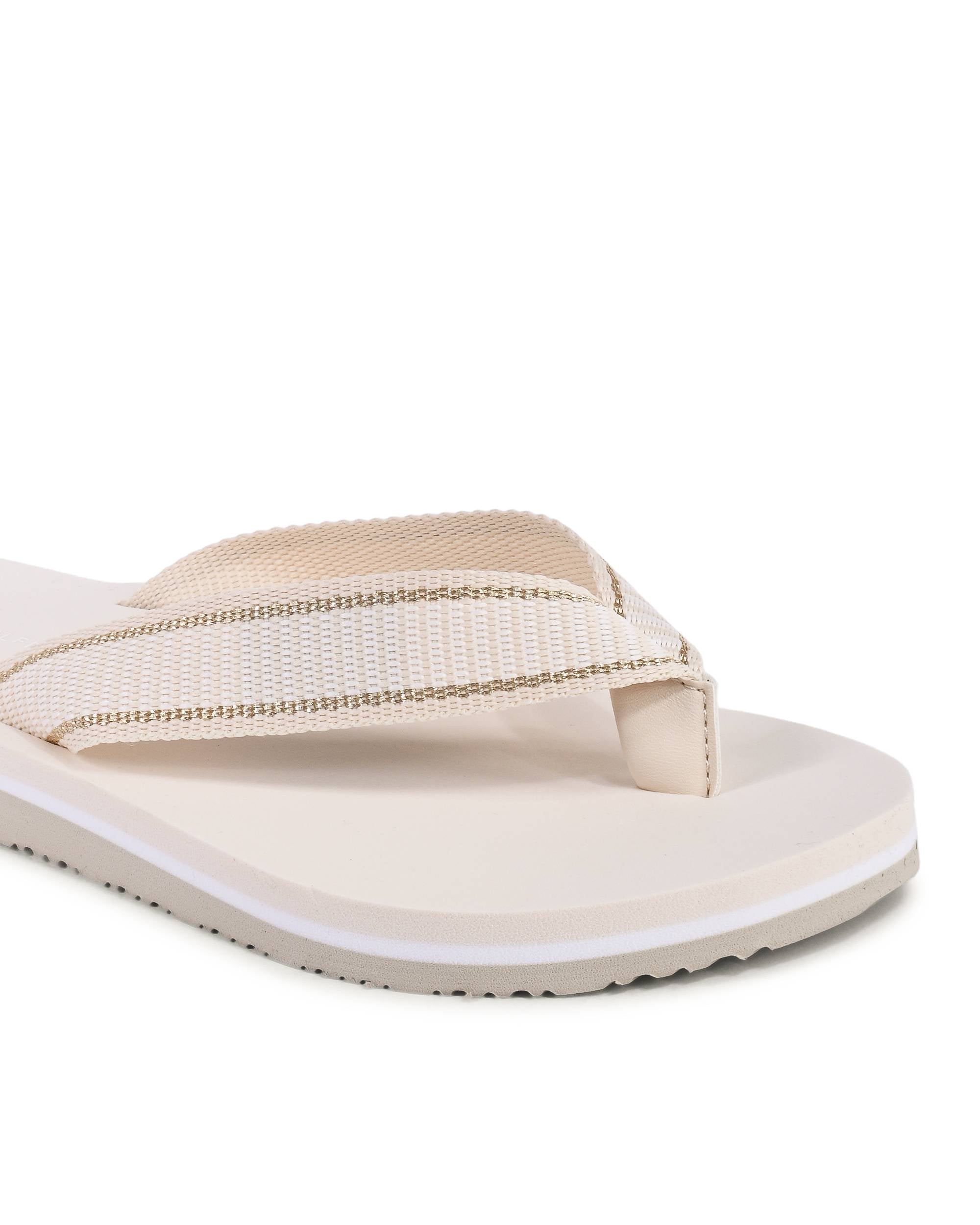 Tommy Hilfiger Womens Flip Flop Beige FW0FW07262AA8