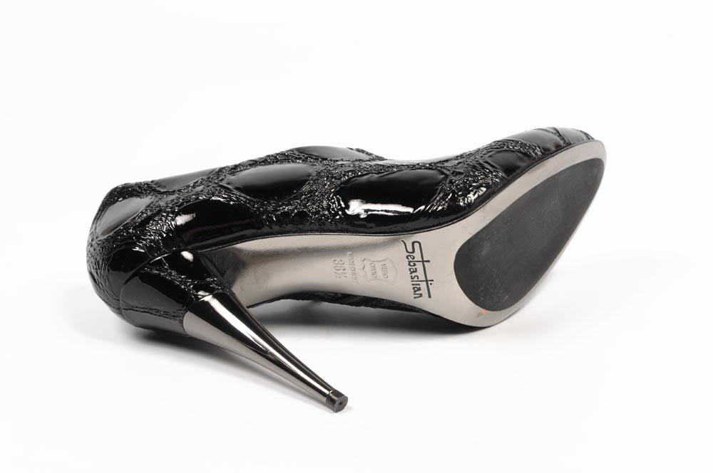 Zapatos de salón para mujer Sebastian Milano S3208MA MACROCOCCO NERO