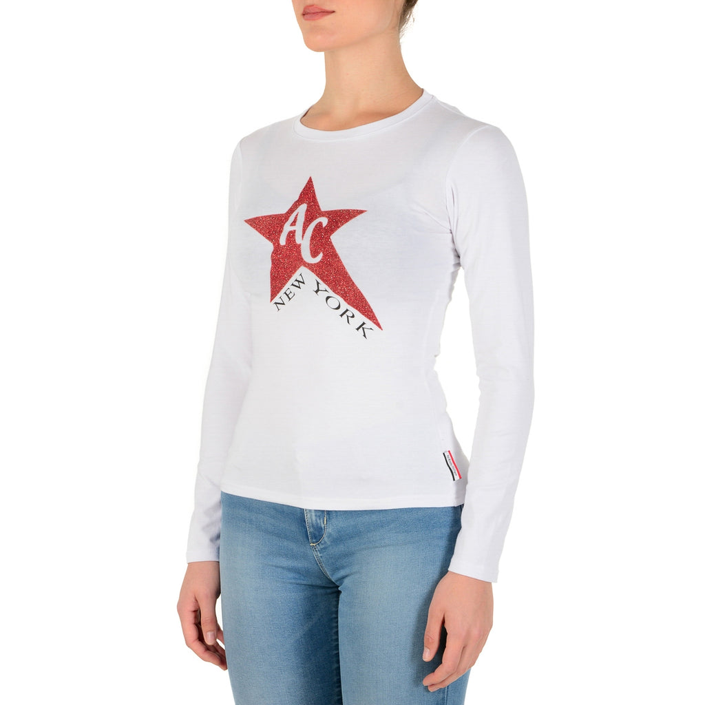 Camiseta de manga larga para mujer Andrew Charles By Andy Hilfiger TS602 031002 FENIX WHITE S8
