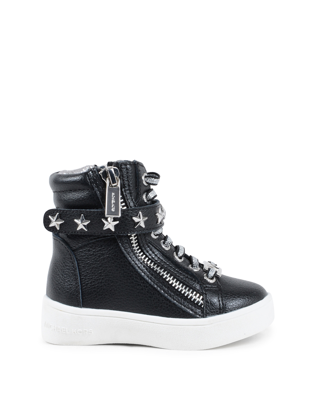 Michael Kors Zapatillas altas para niña negras ZIA IVY CADETT BLACK