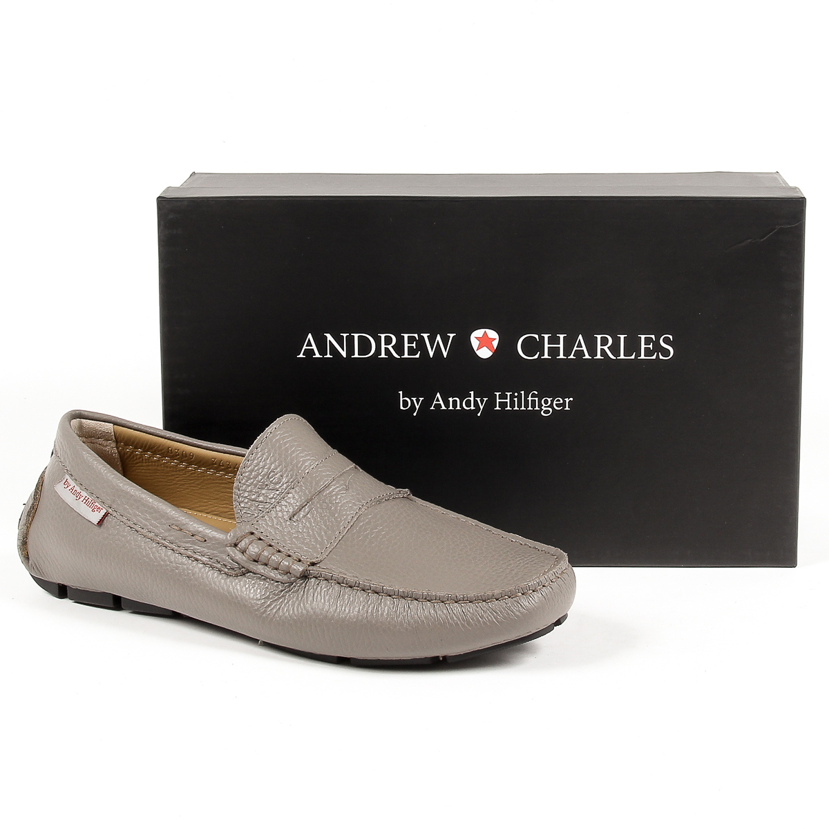 Mocasín Andrew Charles para hombre gris JACKSON