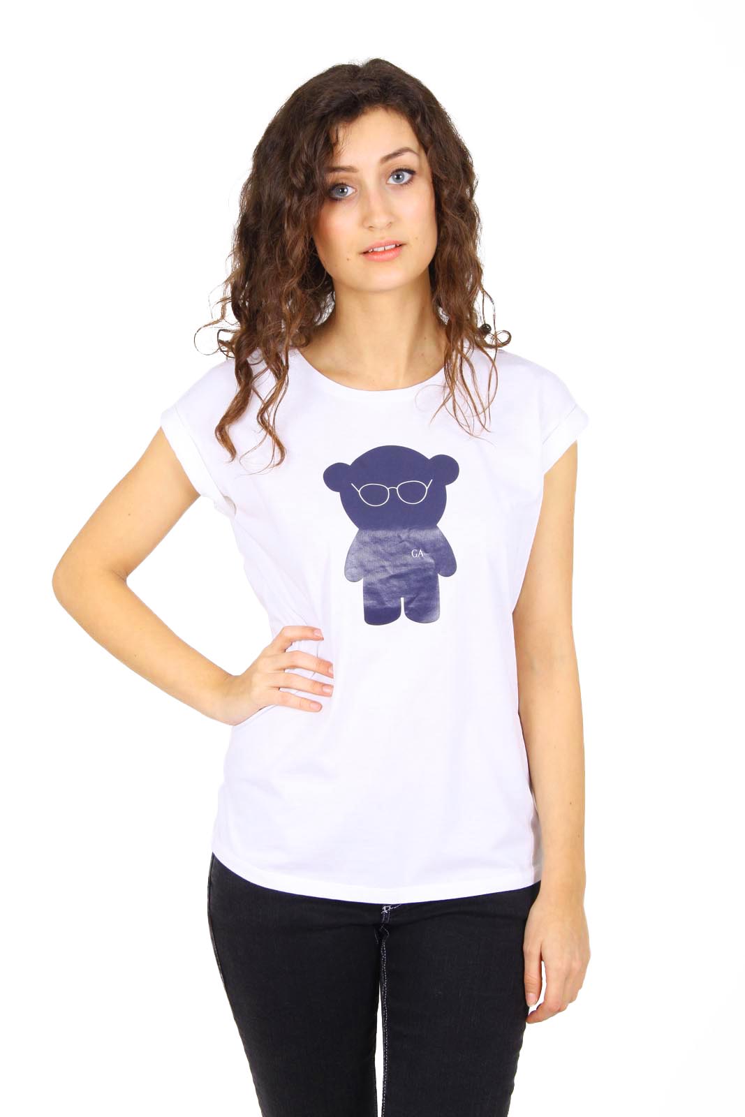 Camiseta de manga corta para mujer Emporio Armani AGH76 CZ 10
