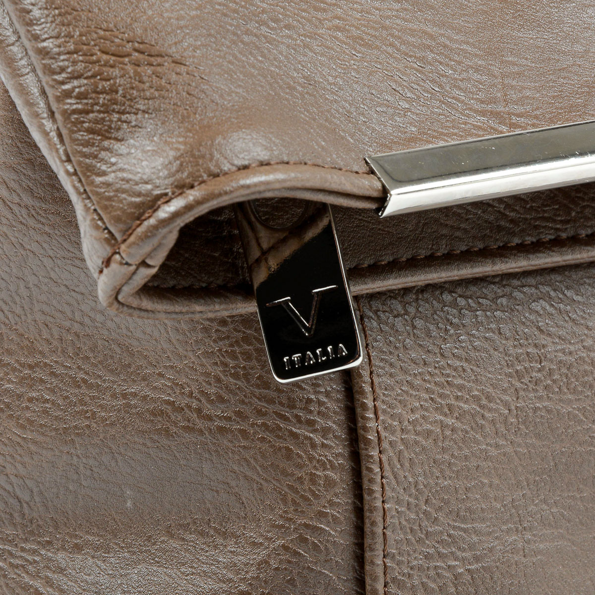 V 1969 Italia Womens Handbag Taupe STEFANY
