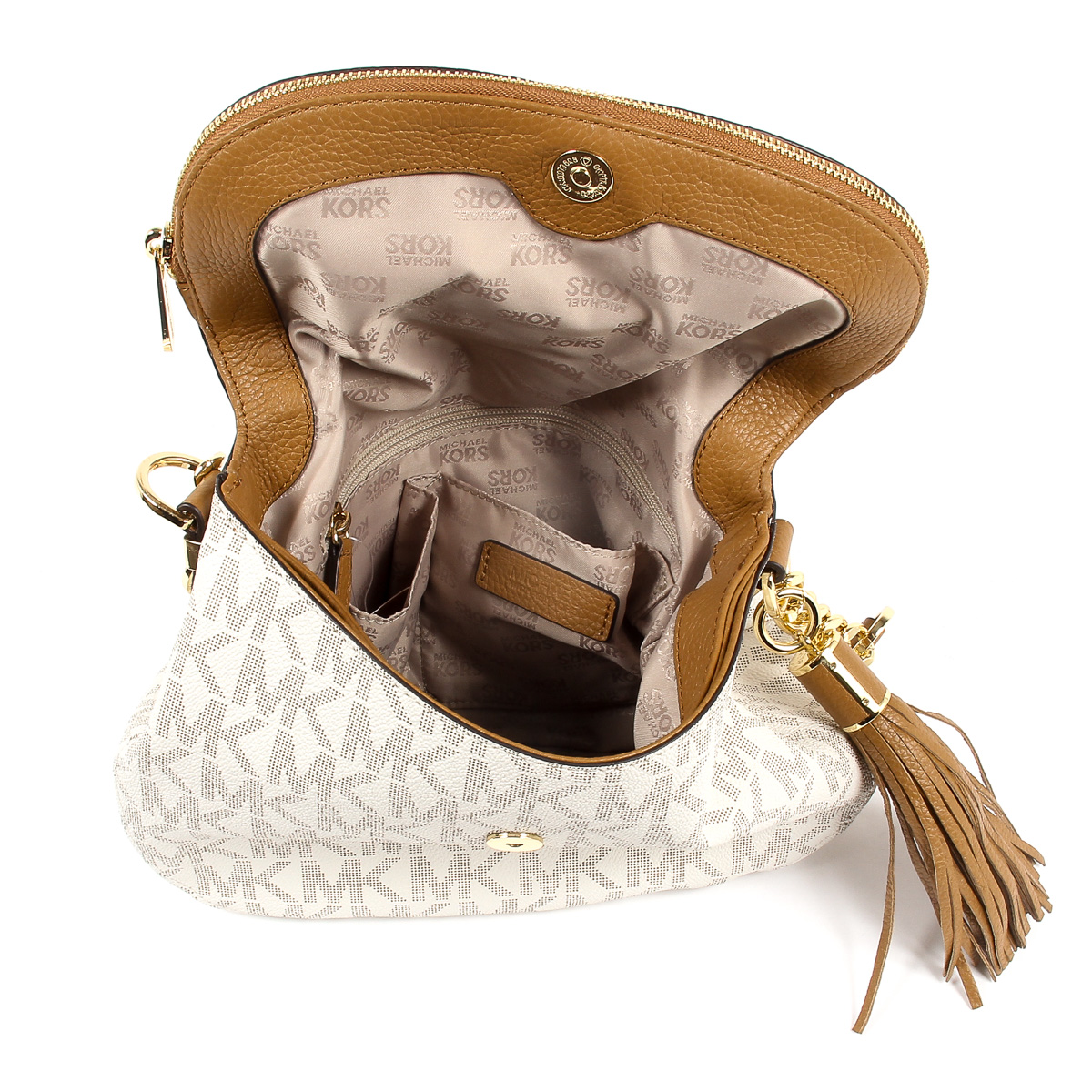 Michael Kors Womens Handbag BEDFORD 35T7GBFL2B VANILLA ACRN