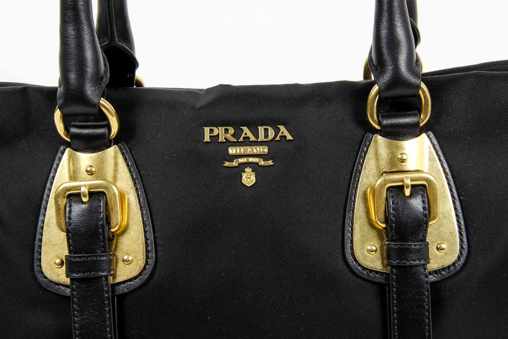 Bolso de mano convertible Prada para mujer BN1903 Tessuto de nailon con asa superior