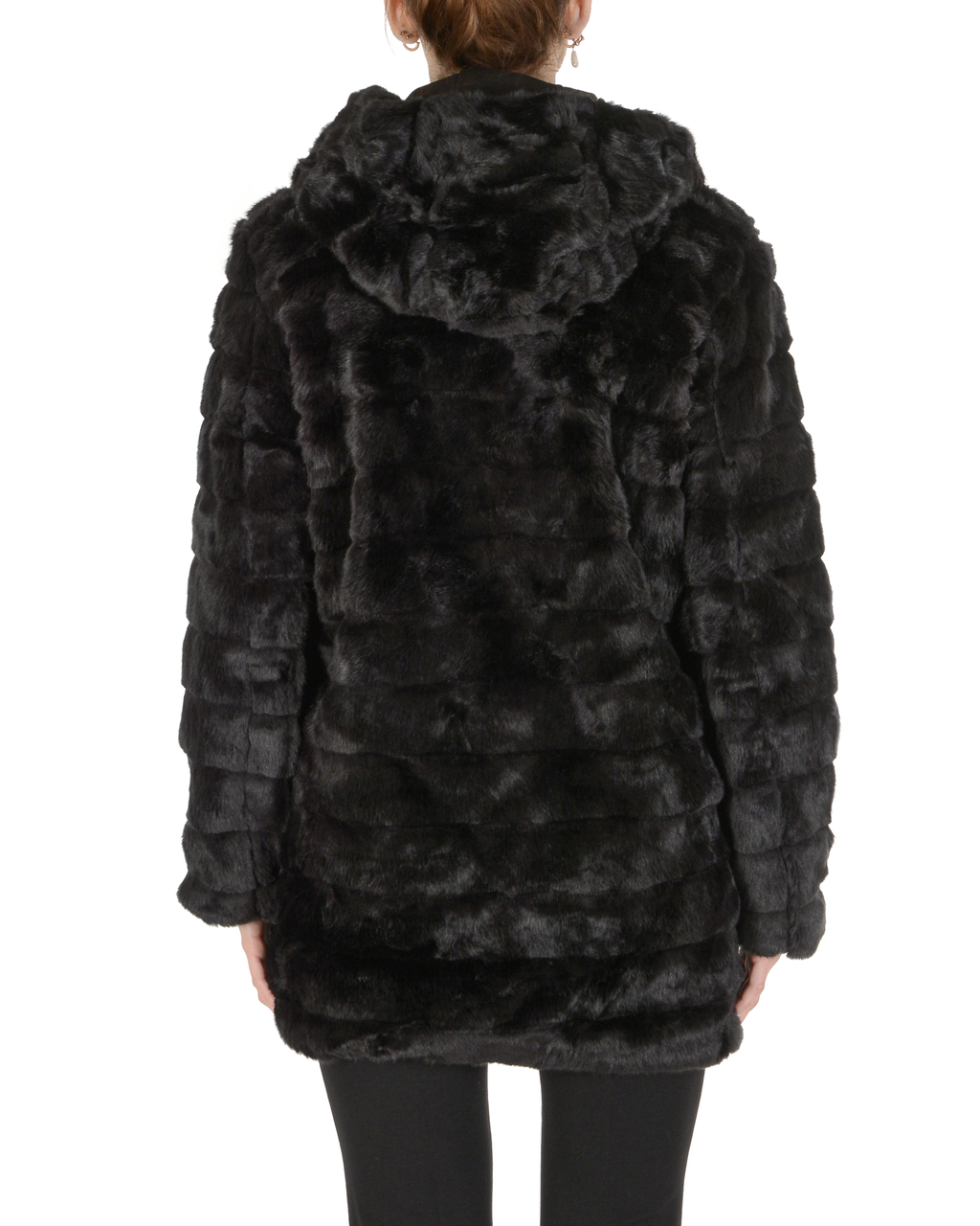 19V69 Italia Abrigo de mujer Negro SORA BLACK