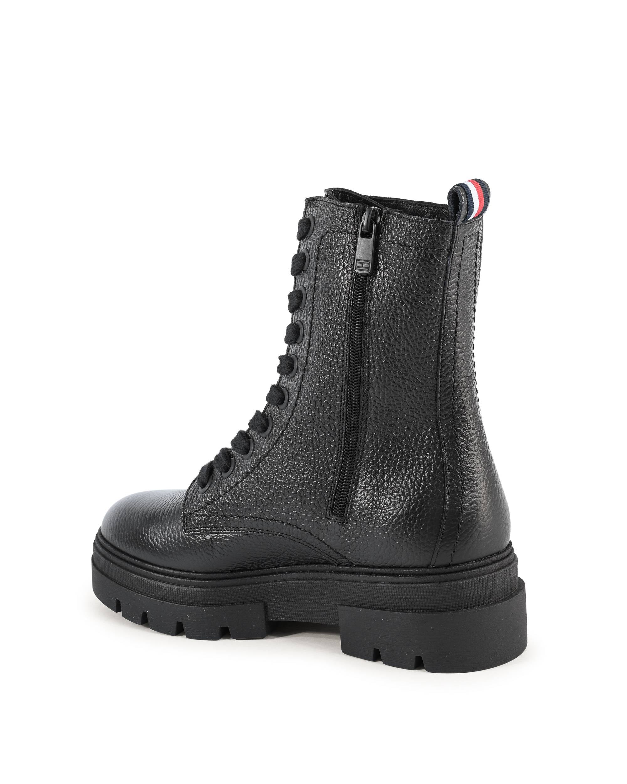 Tommy Hilfiger Womens Boots Black FW0FW06732BDS