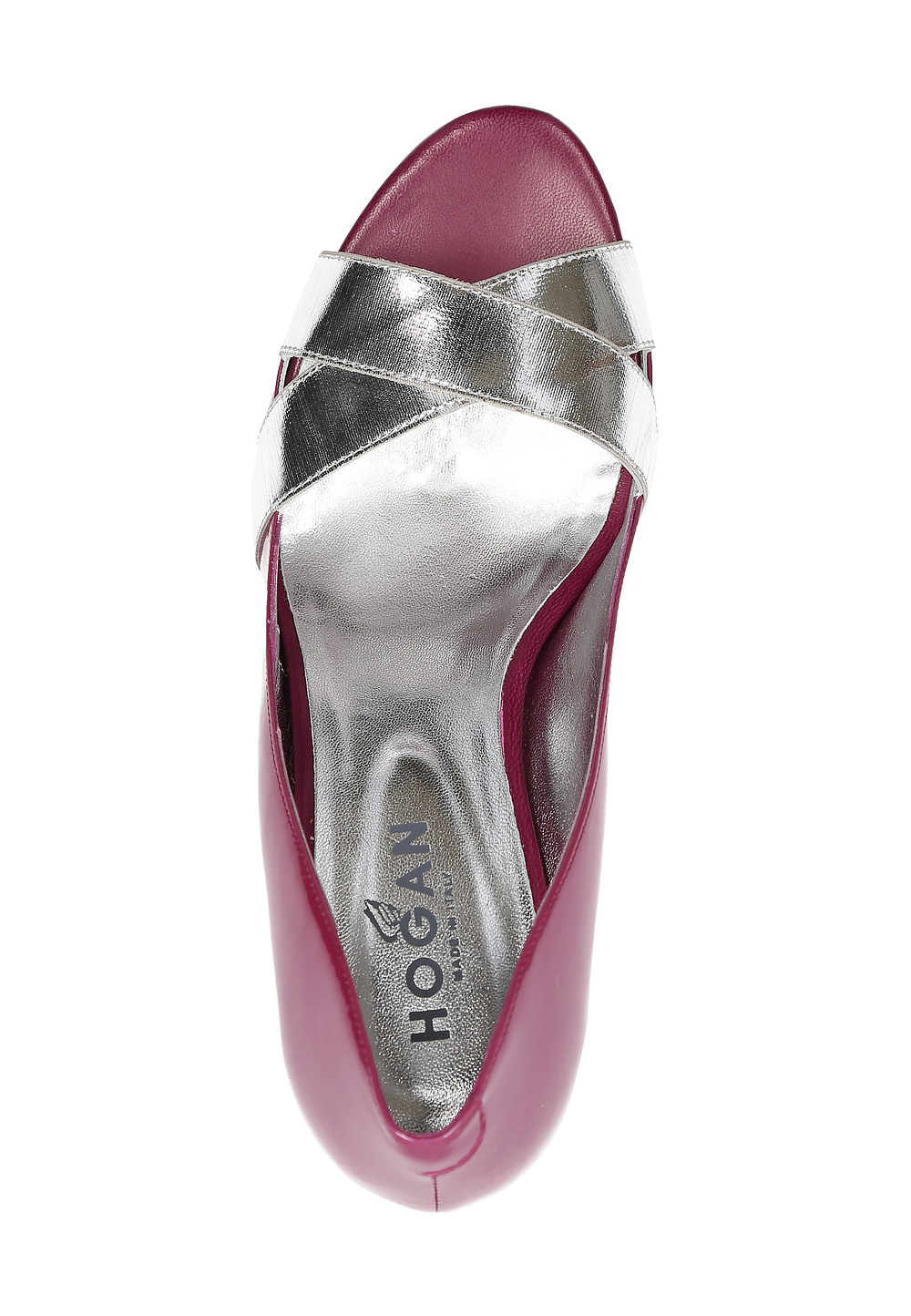 Sandalia Hogan para mujer color burdeos HXW2270M940DD0AL215