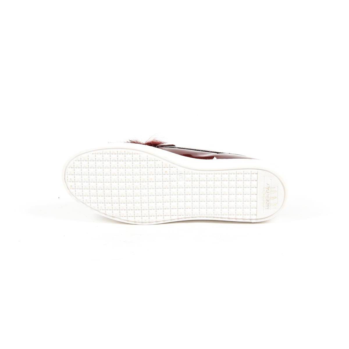 V 1969 Italia Zapatillas sin cordones para mujer 312095 VER BORDEAUX-PELO BORDEAUX