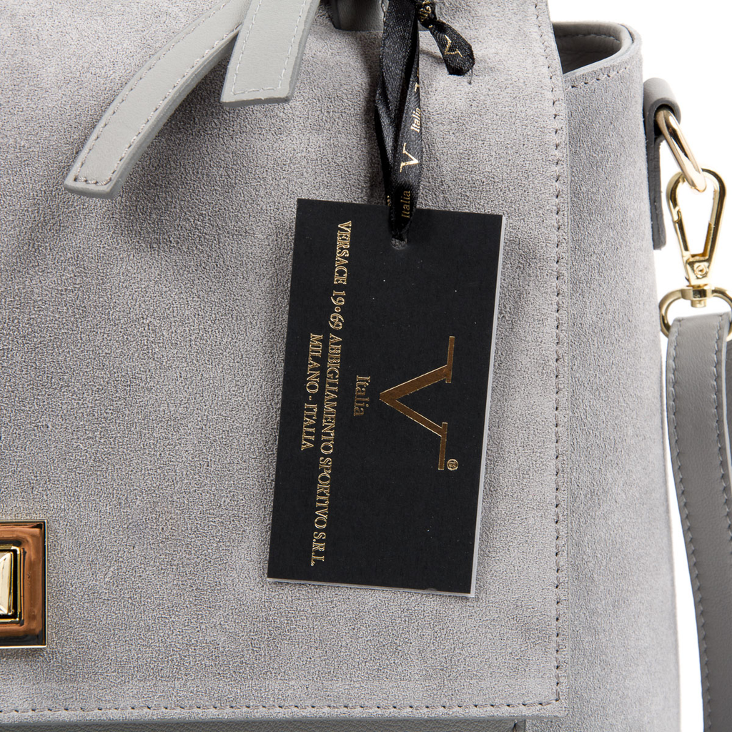 V 1969 Italia Womens Handbag Grey HOUSTON