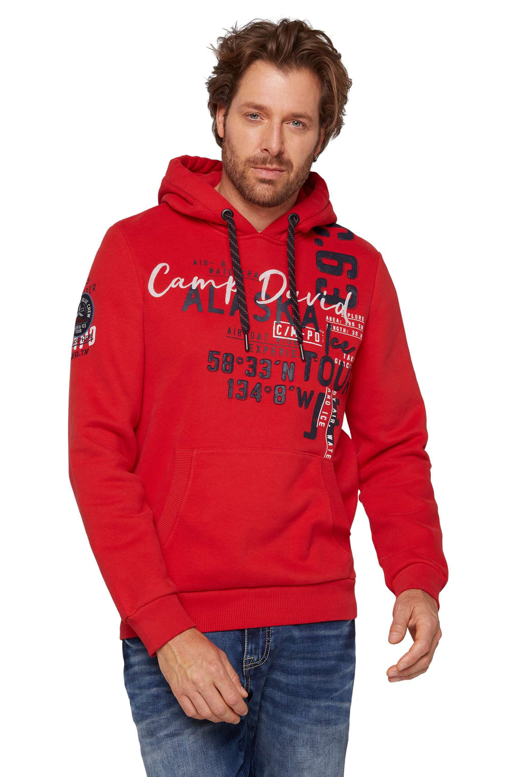 Sudadera con capucha para hombre Camp David