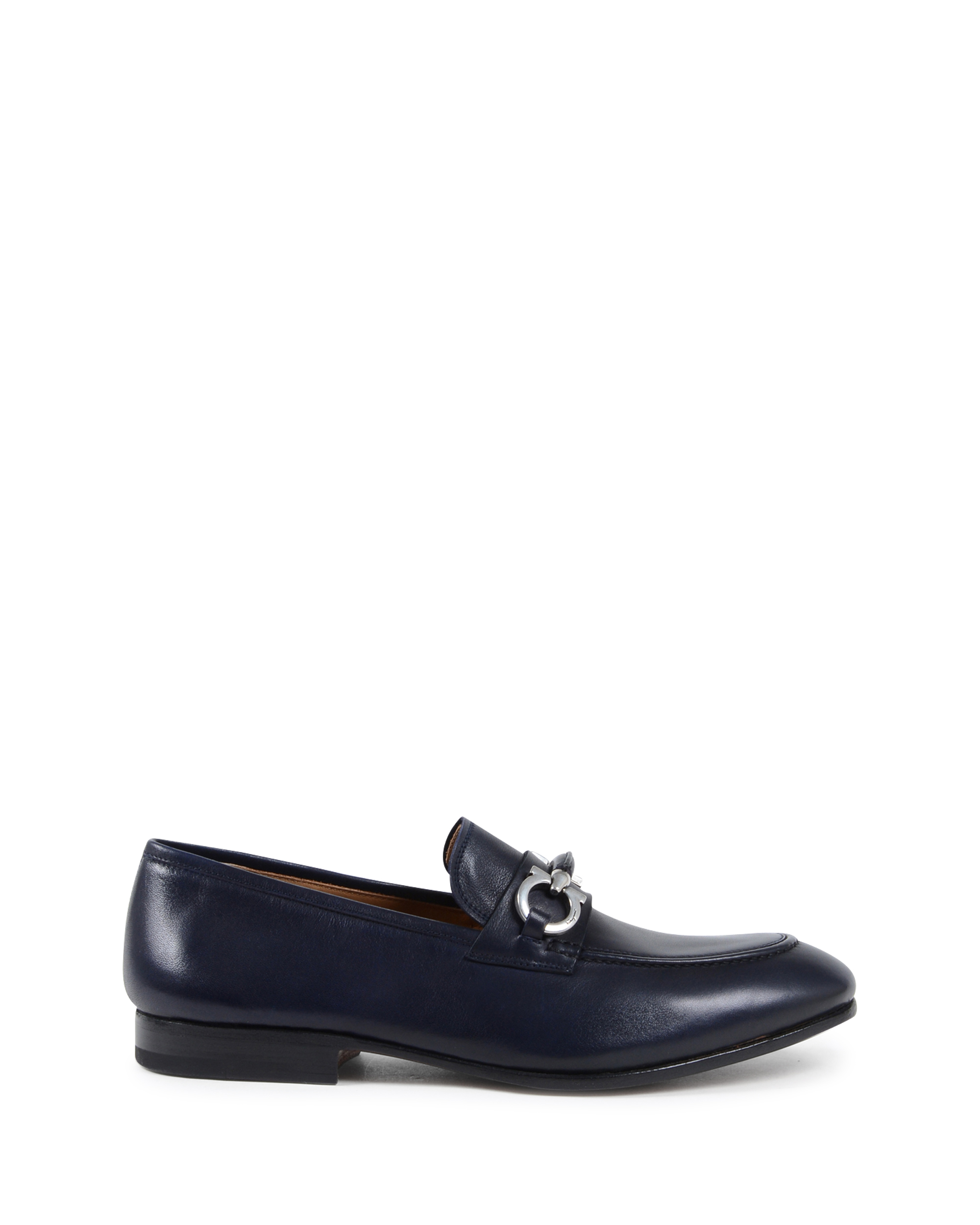 Mocasines Salvatore Ferragamo para hombre azul marino CESARE