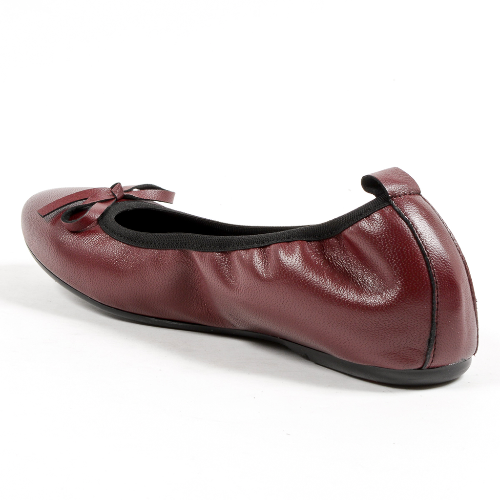 Andrew Charles Womens Soft Ballerina Bordeaux GWEN