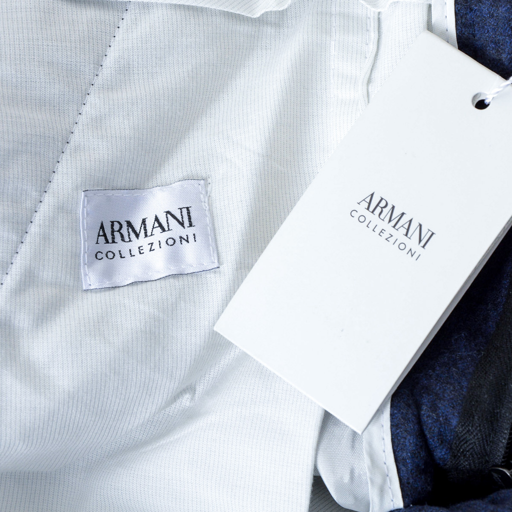 Armani Collezioni Mens Pants Blue