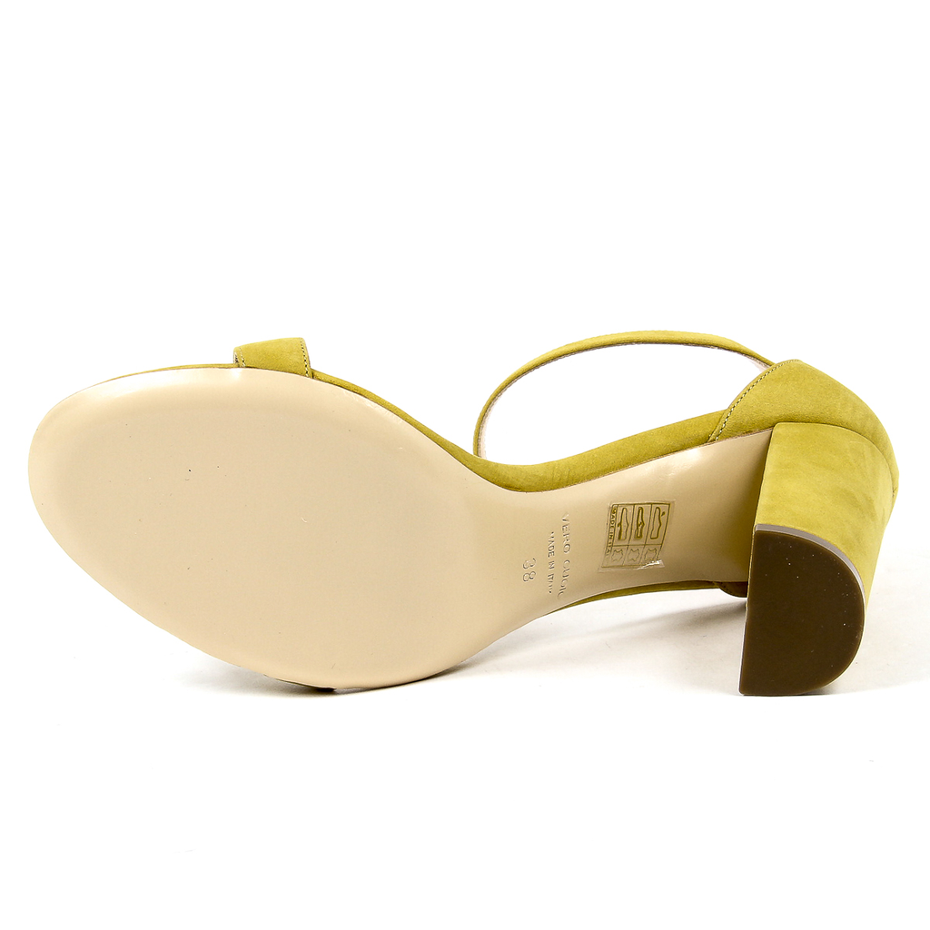 Andrew Charles Womens Sandal Yellow EMMA