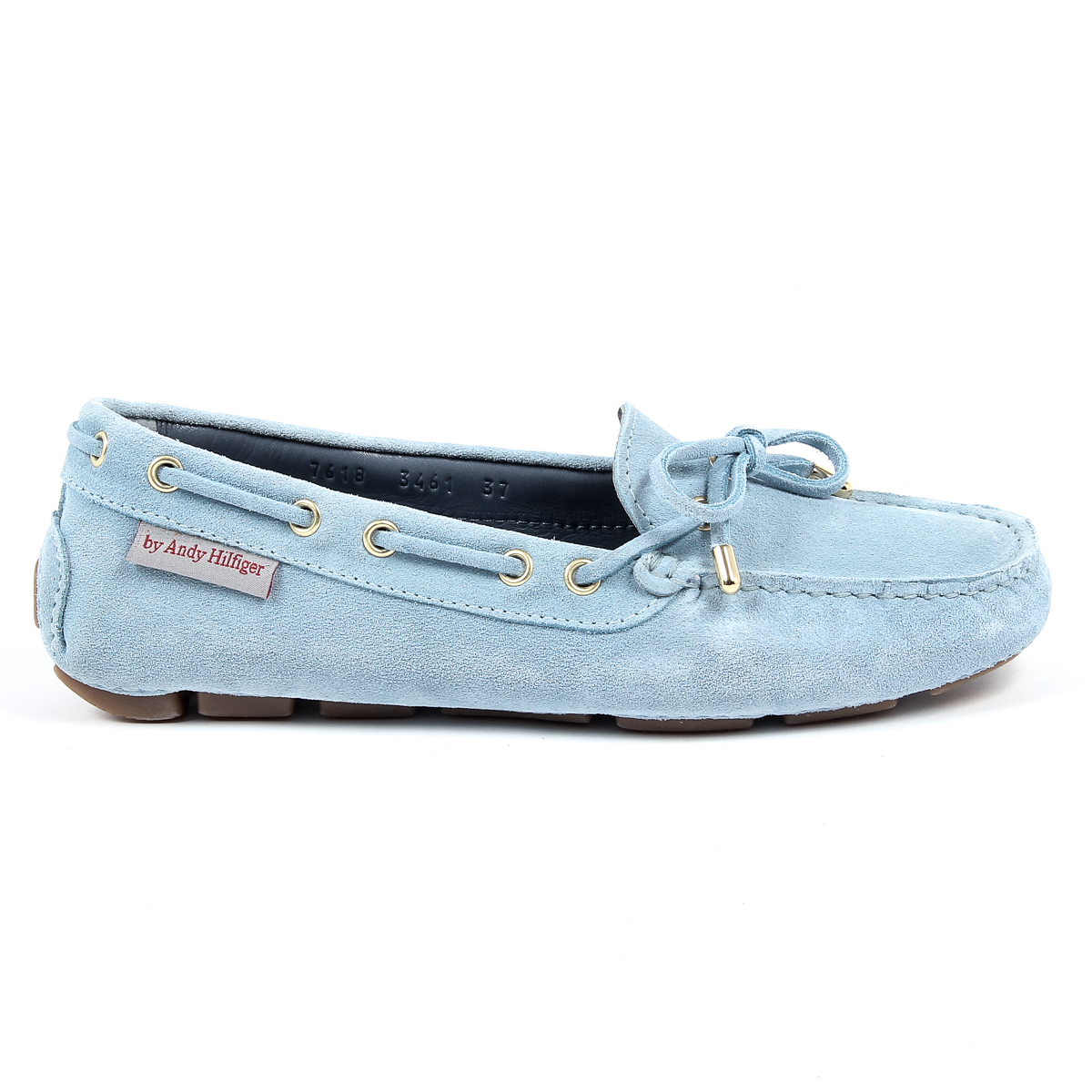 Andrew Charles Mocasín para mujer Azul Claro SUNDAY