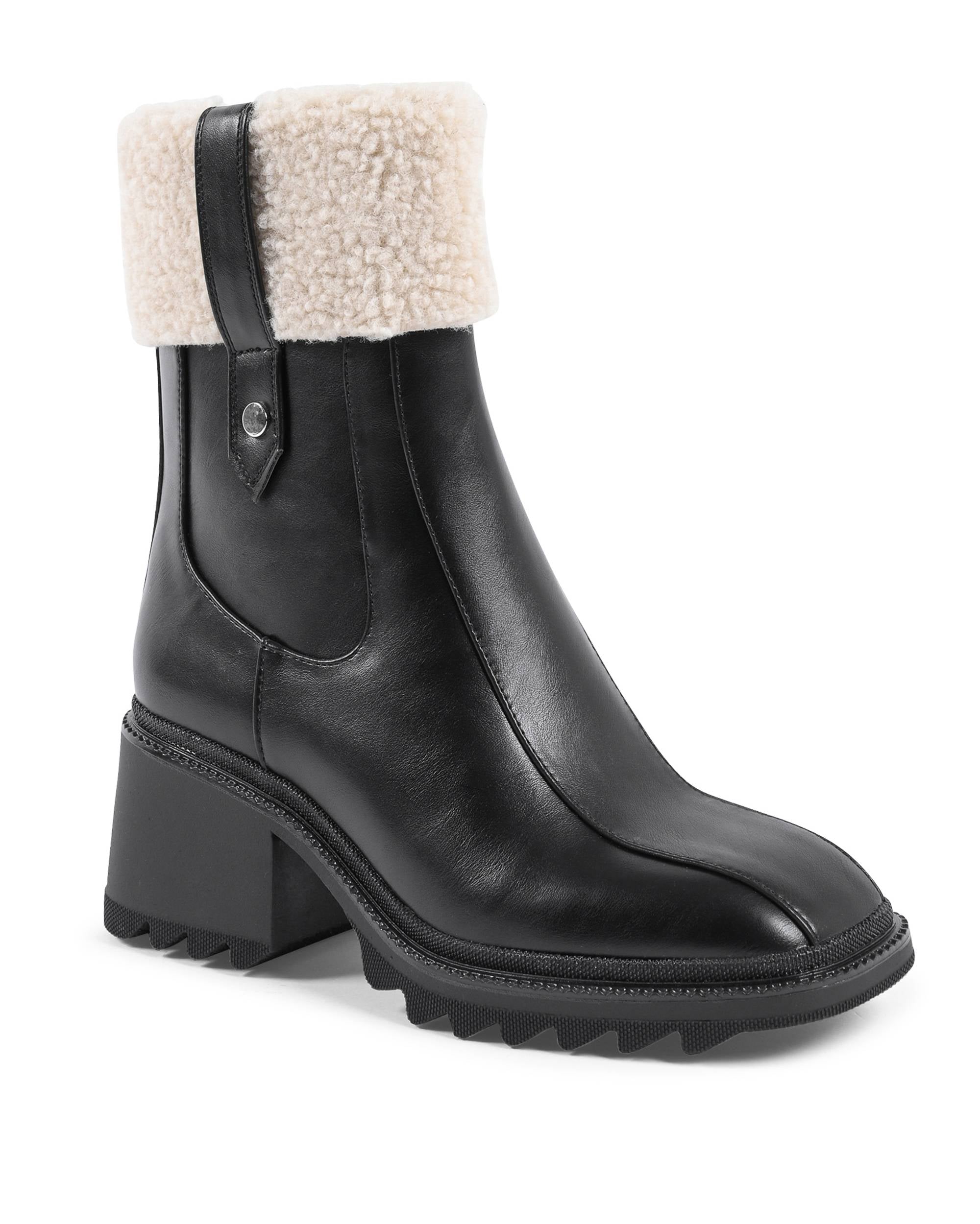 19V69 Italia Botines para mujer Negro 181-86 NERO