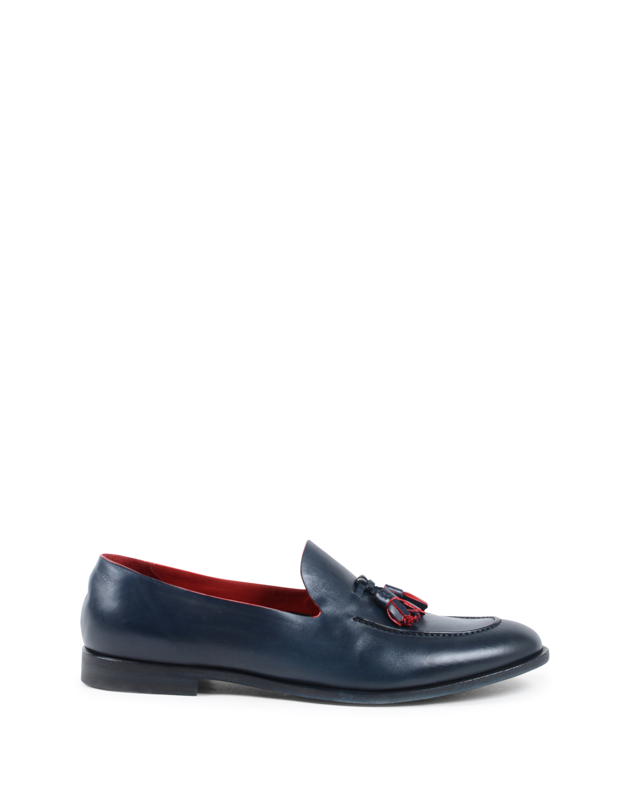 Fratelli Rossetti Mens Loafer Navy Blue 12791 DETROIT MARINE