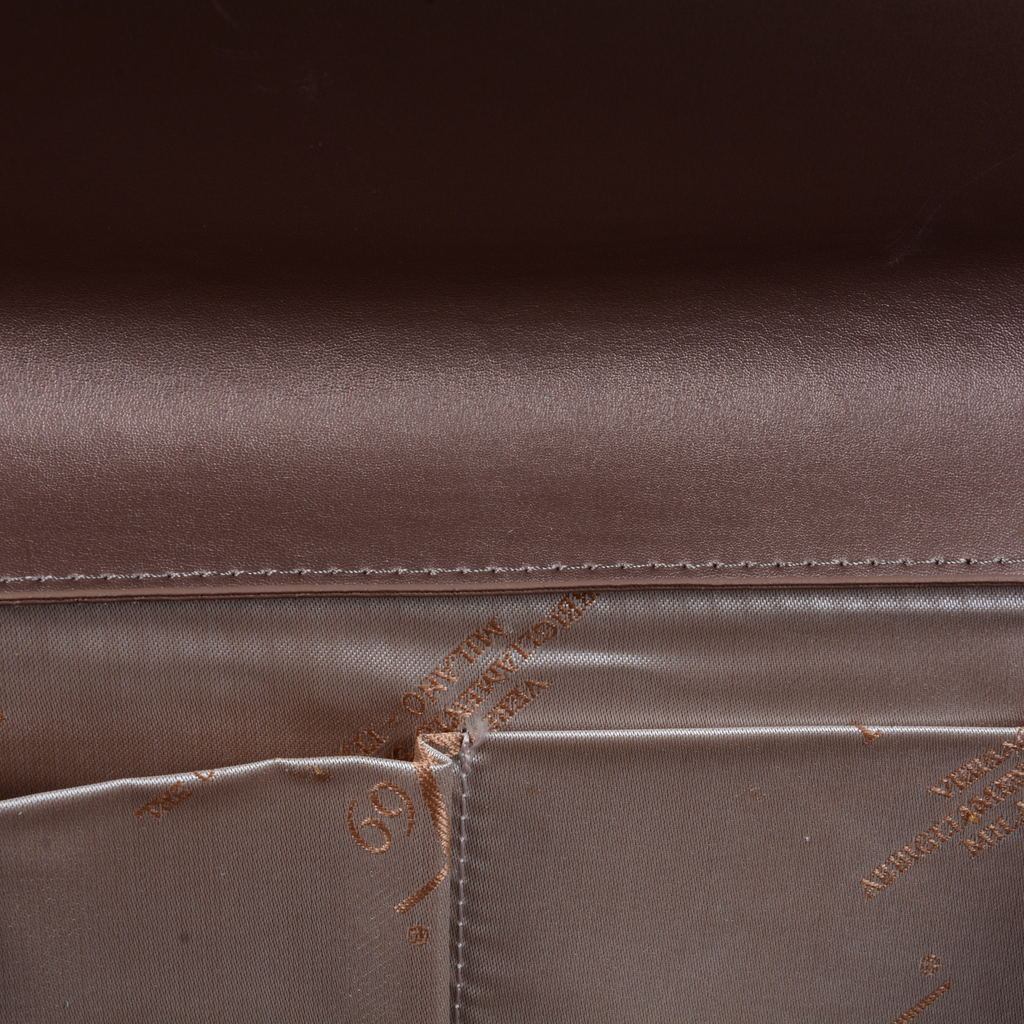 V 1969 Italia Womens Handbag Gold KYOTO