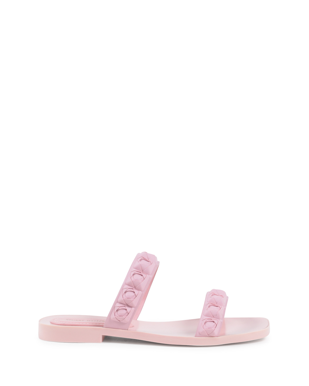 Stuart Weitzman Sandalia plana para mujer rosa ROSITA