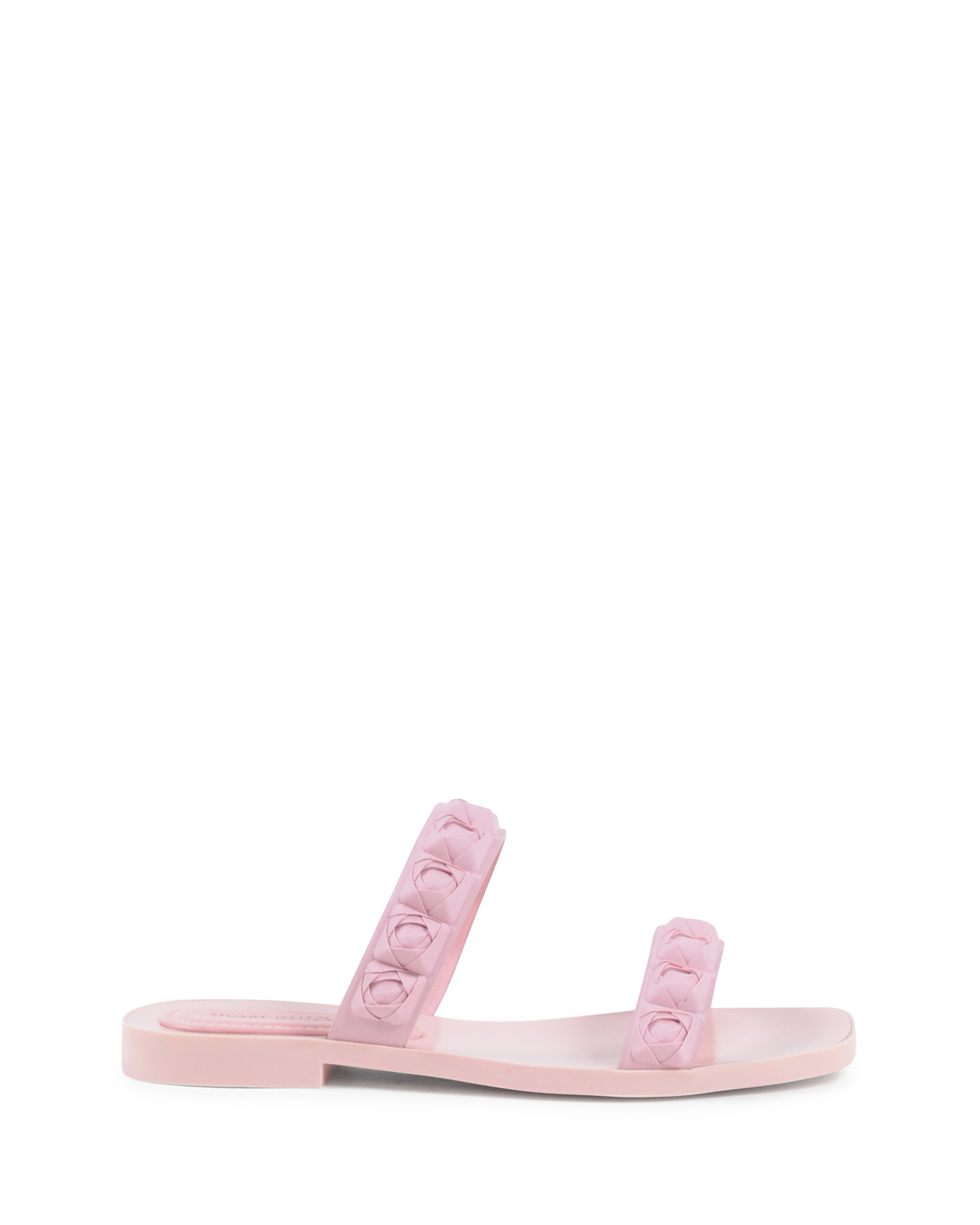 Stuart Weitzman Sandalia plana para mujer rosa ROSITA
