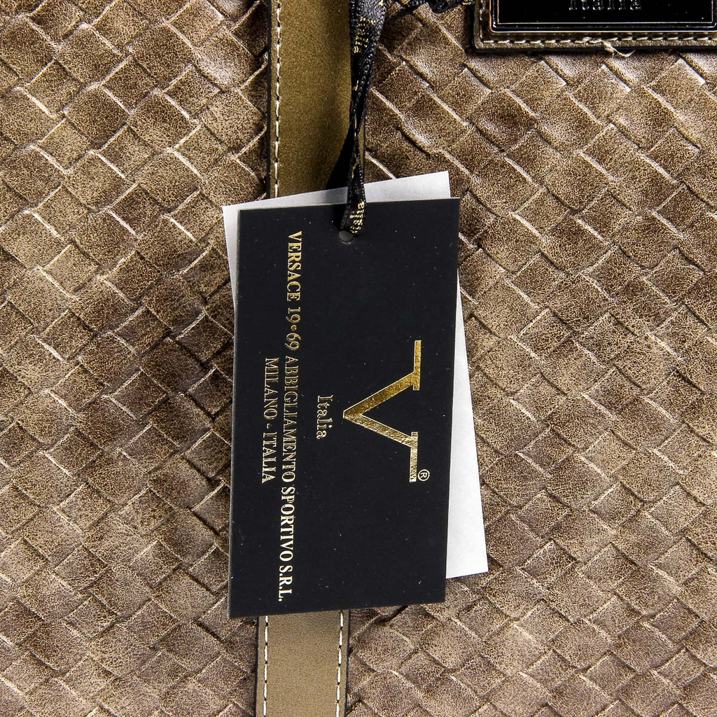 Bolso de mano para hombre V 1969 Italia marrón EVAN