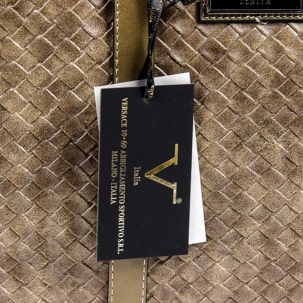 Bolso de mano para hombre V 1969 Italia marrón EVAN