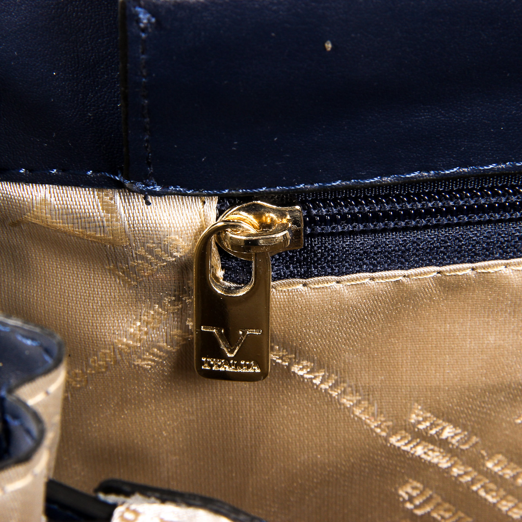 V 1969 Italia Womens Handbag Blue CLELIA