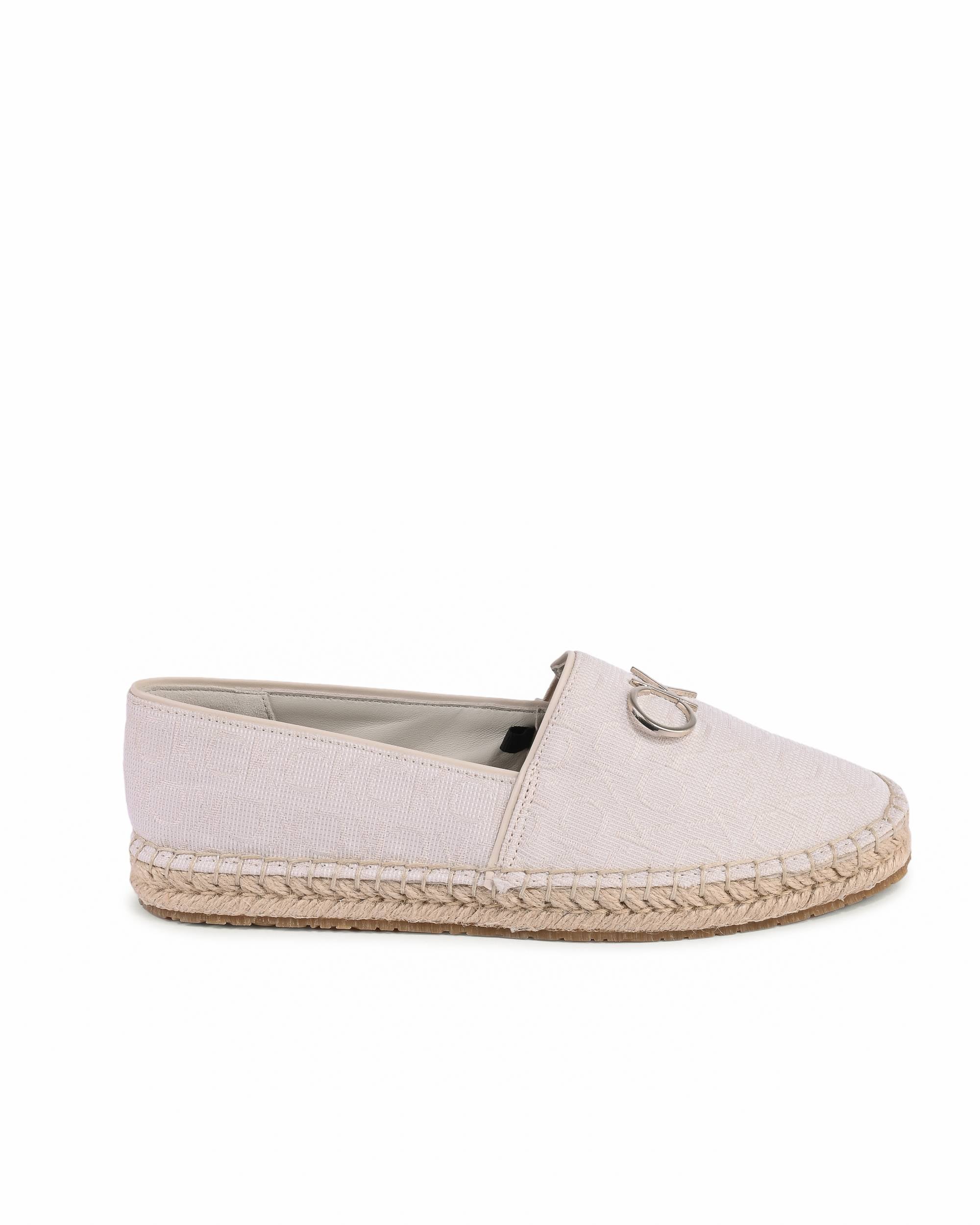 Alpargatas Calvin Klein para mujer blancas HW0HW0145802R