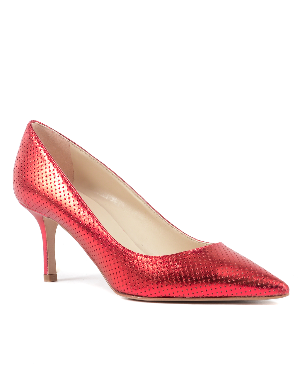 19V69 Italia Zapatos de salón para mujer Lamè Rojo DEC65 TRAF ROSSO LAM