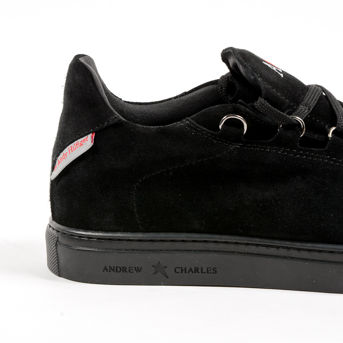 Andrew Charles Mens Sneaker Black PRINCE