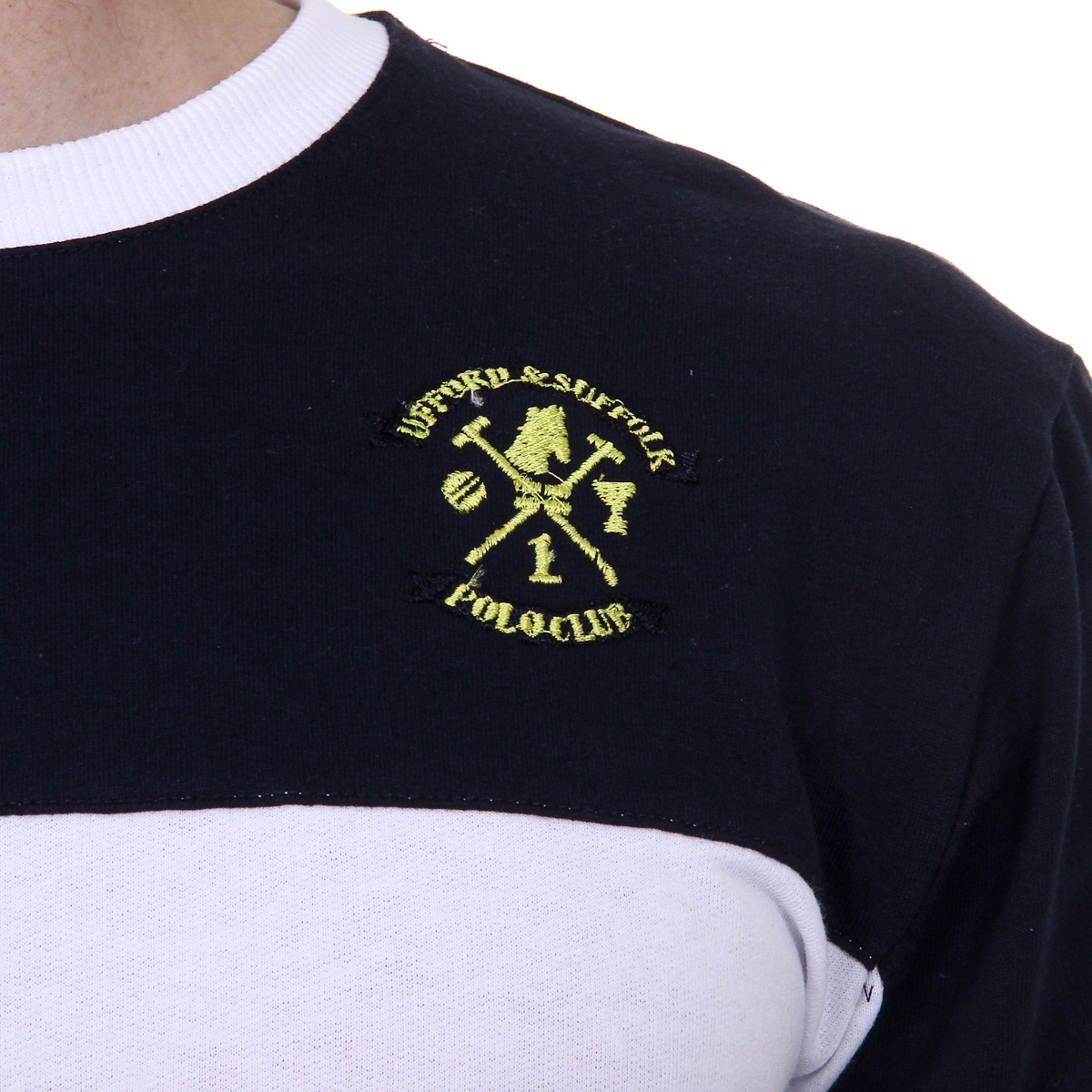 Suéter de hombre Ufford & Suffolk Polo Club de manga larga y cuello redondo