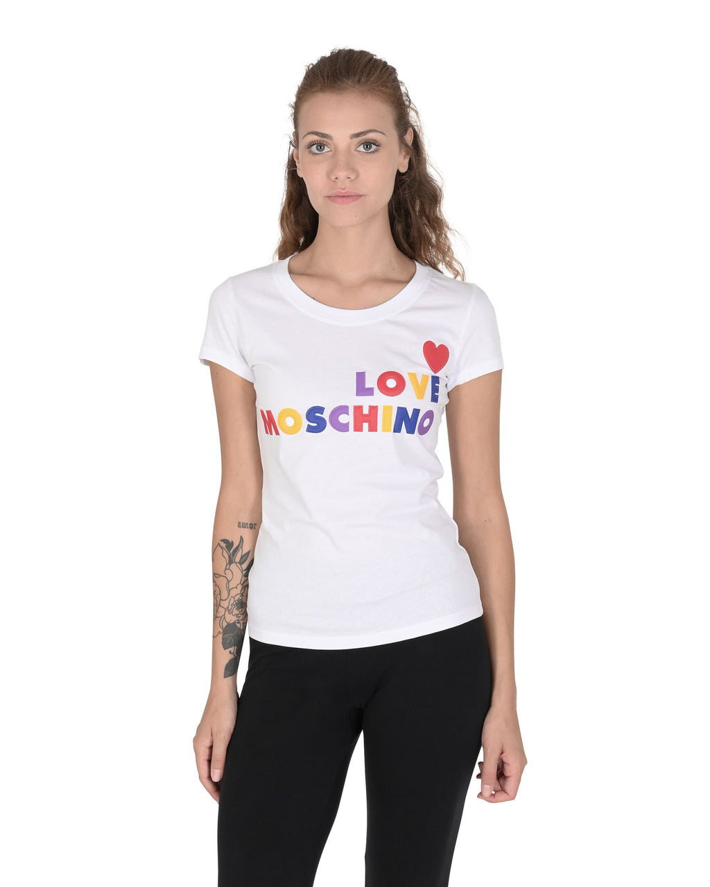 Camiseta de mujer Love Moschino W 4 B19 5B M 4083 A00 BLANCO ÓPTICO