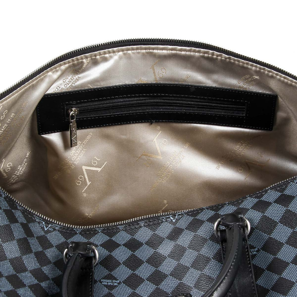 Bolso deportivo para hombre V 1969 Italia V1969018 GRIS NEGRO