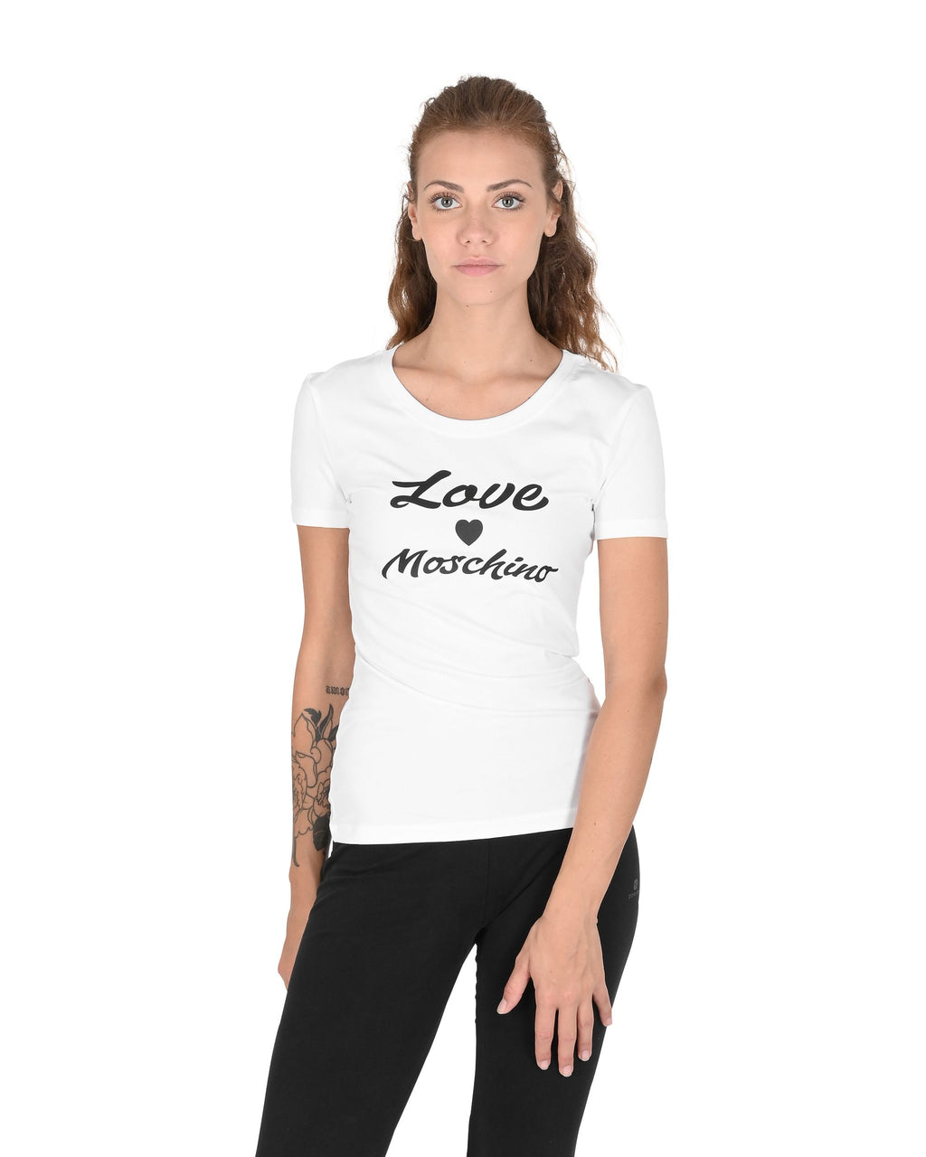 Camiseta Love Moschino para mujer W 4 H19 28 E 1951 A00 BLANCO ÓPTICO