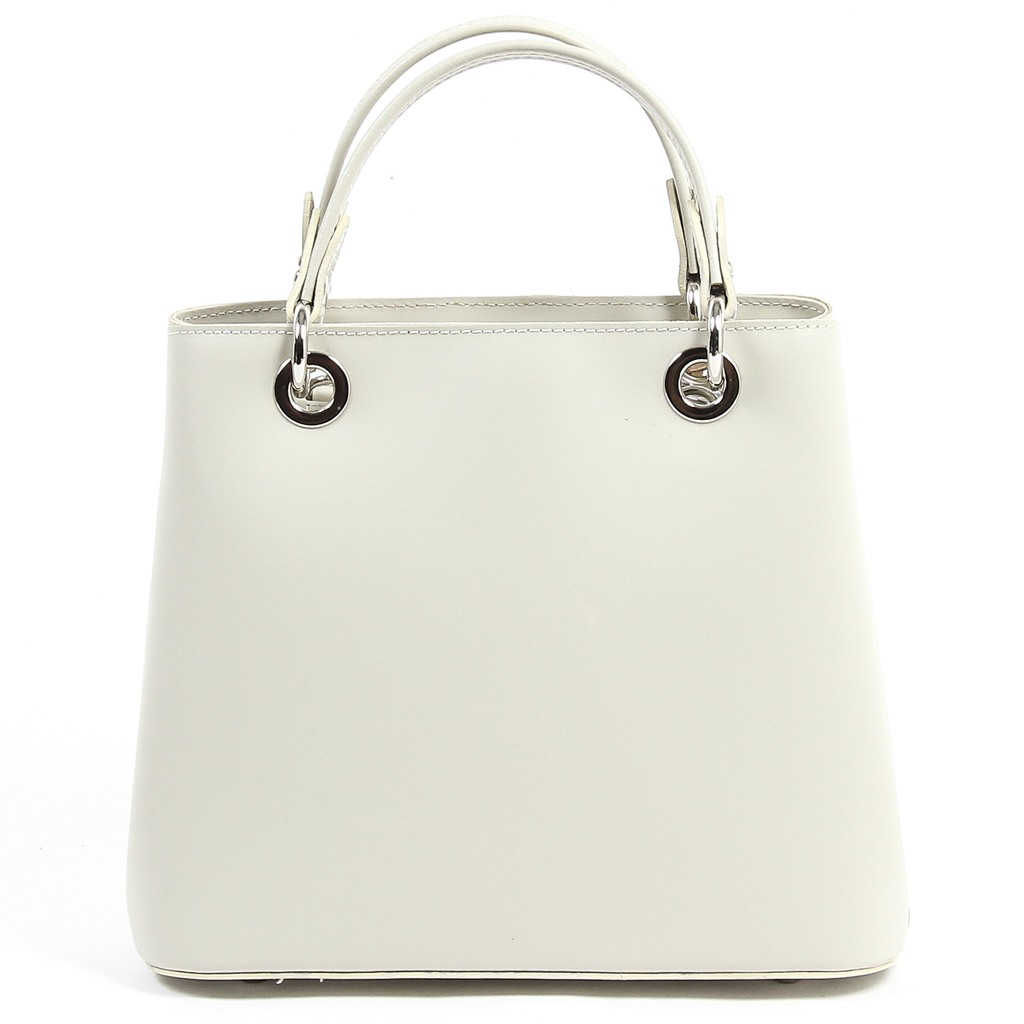Bolso de mano para mujer V 1969 Italia V004-S RUGA CREMA