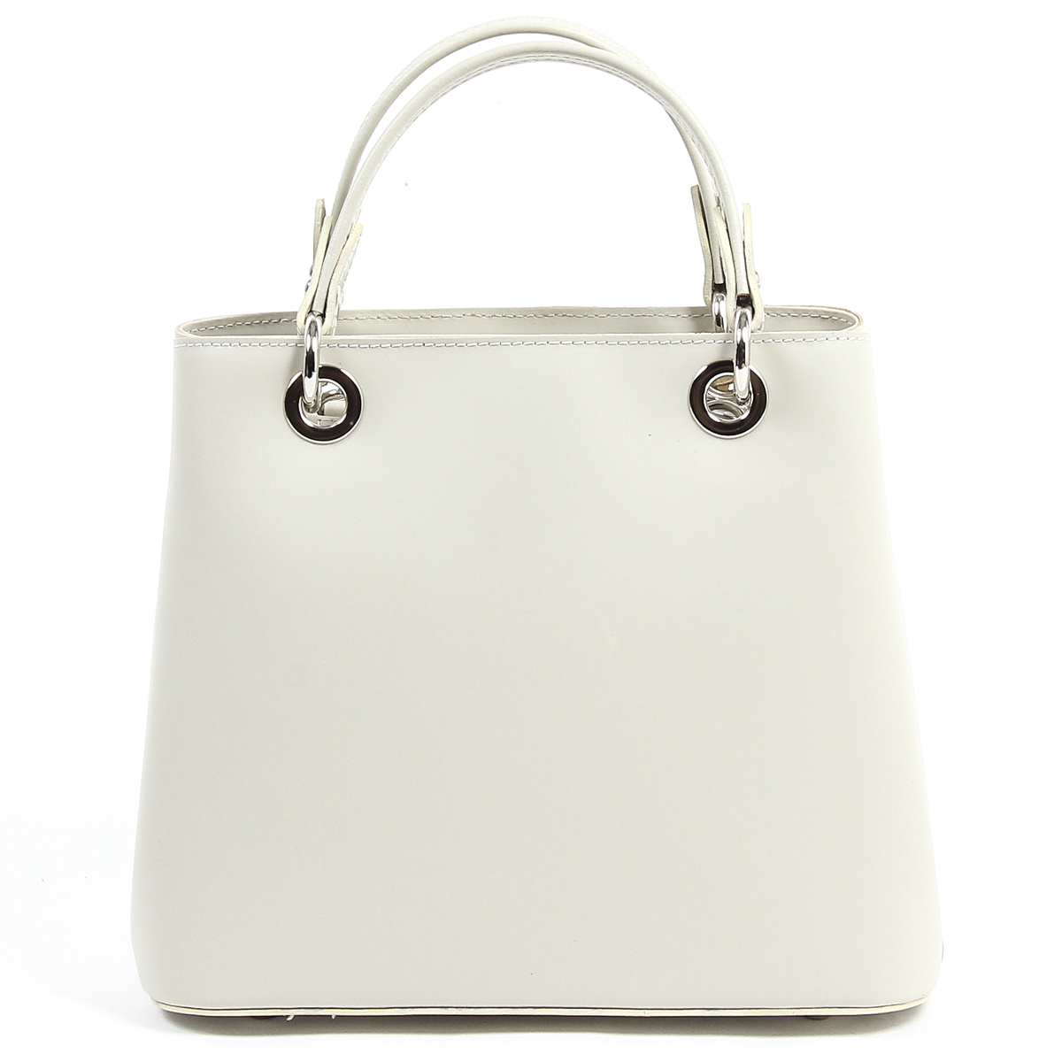 Bolso de mano para mujer V 1969 Italia V004-S RUGA CREMA