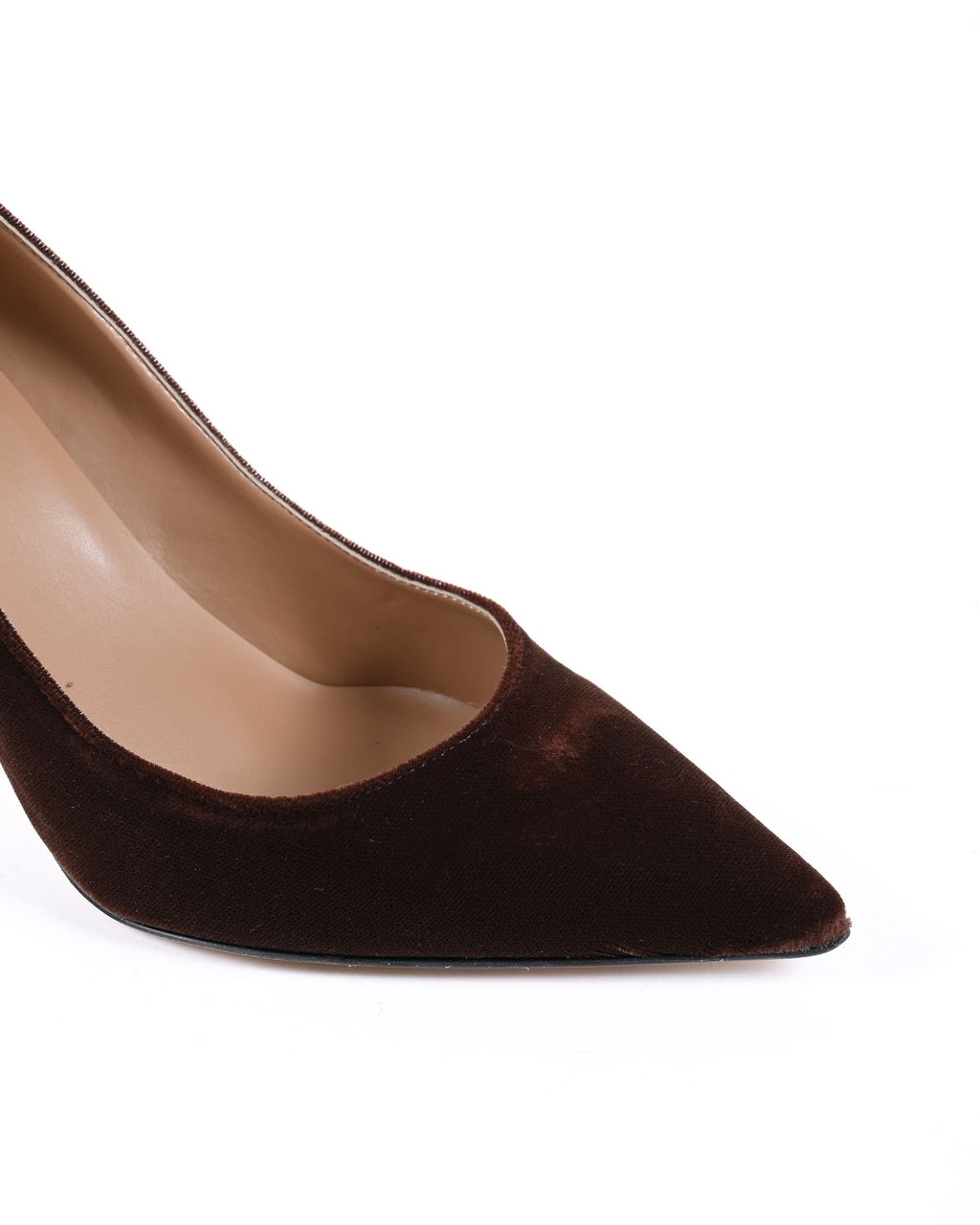 19V69 Italia Zapatos de salón para mujer marrón oscuro DEC85 VELLUTO T.MORO