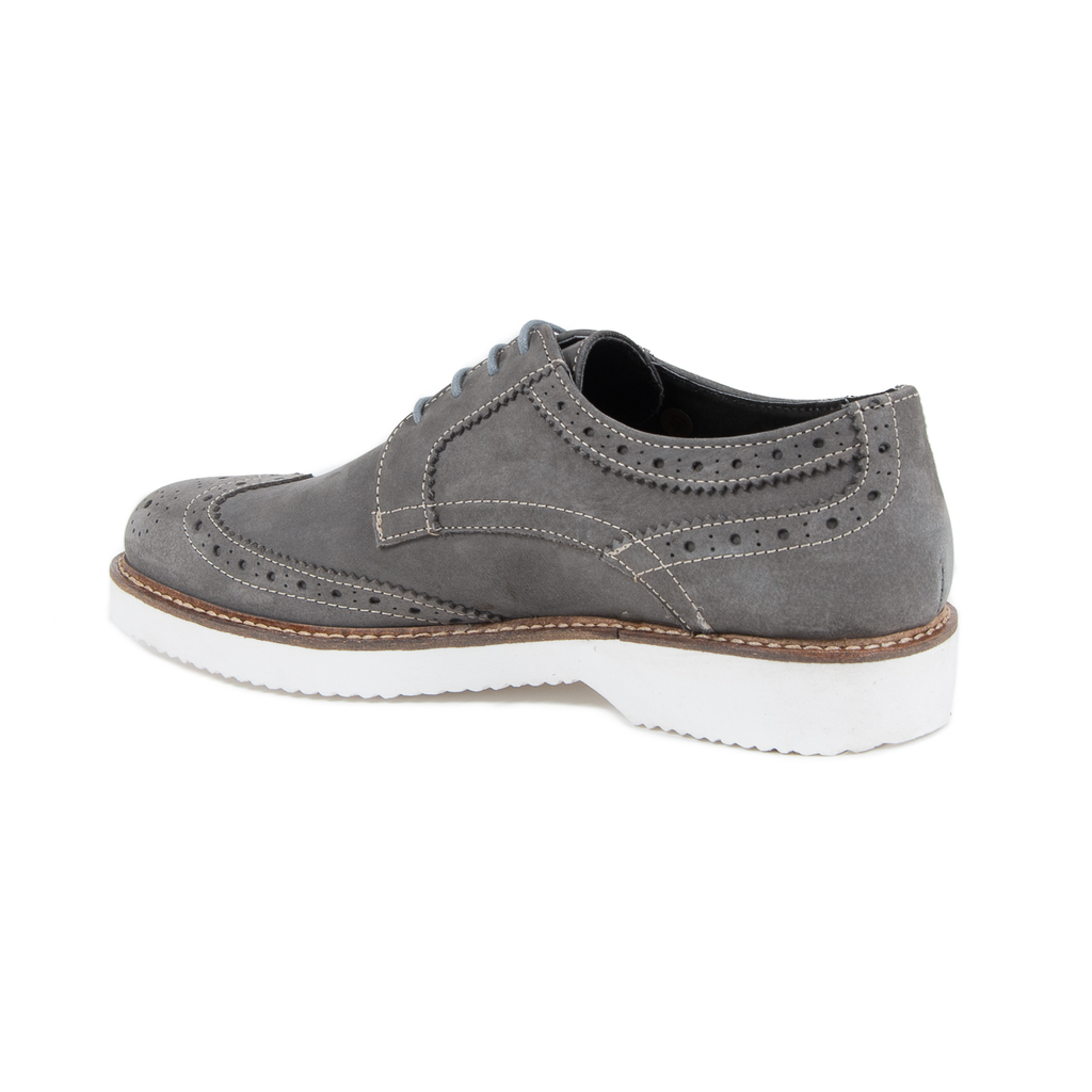 V 1969 Italia Zapato brogue para hombre gris HARRY 5141 NABUK VAR 7