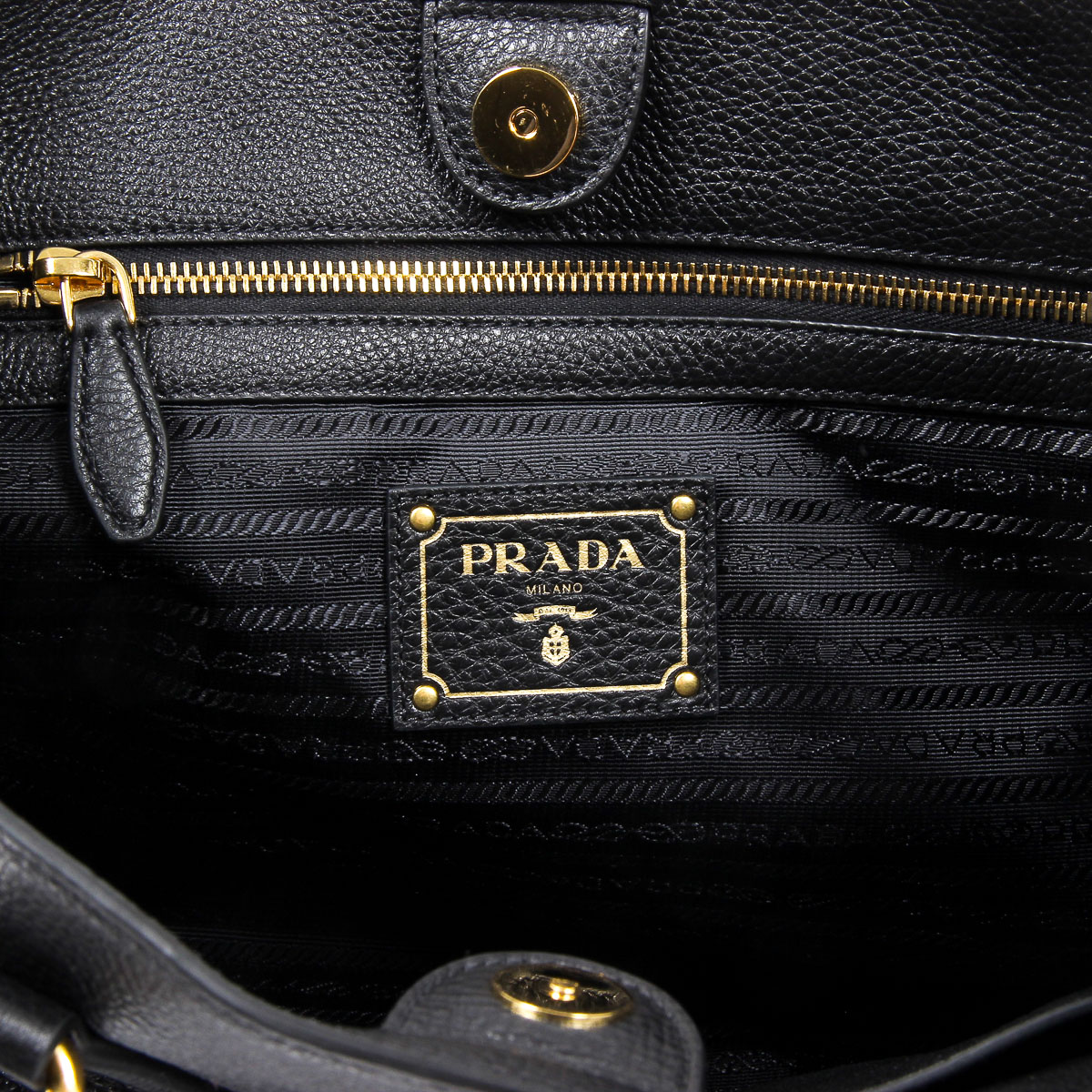 Bolso de mano Prada para mujer 1BG043 2E8K F0002 NERO VITELLO PHENIX