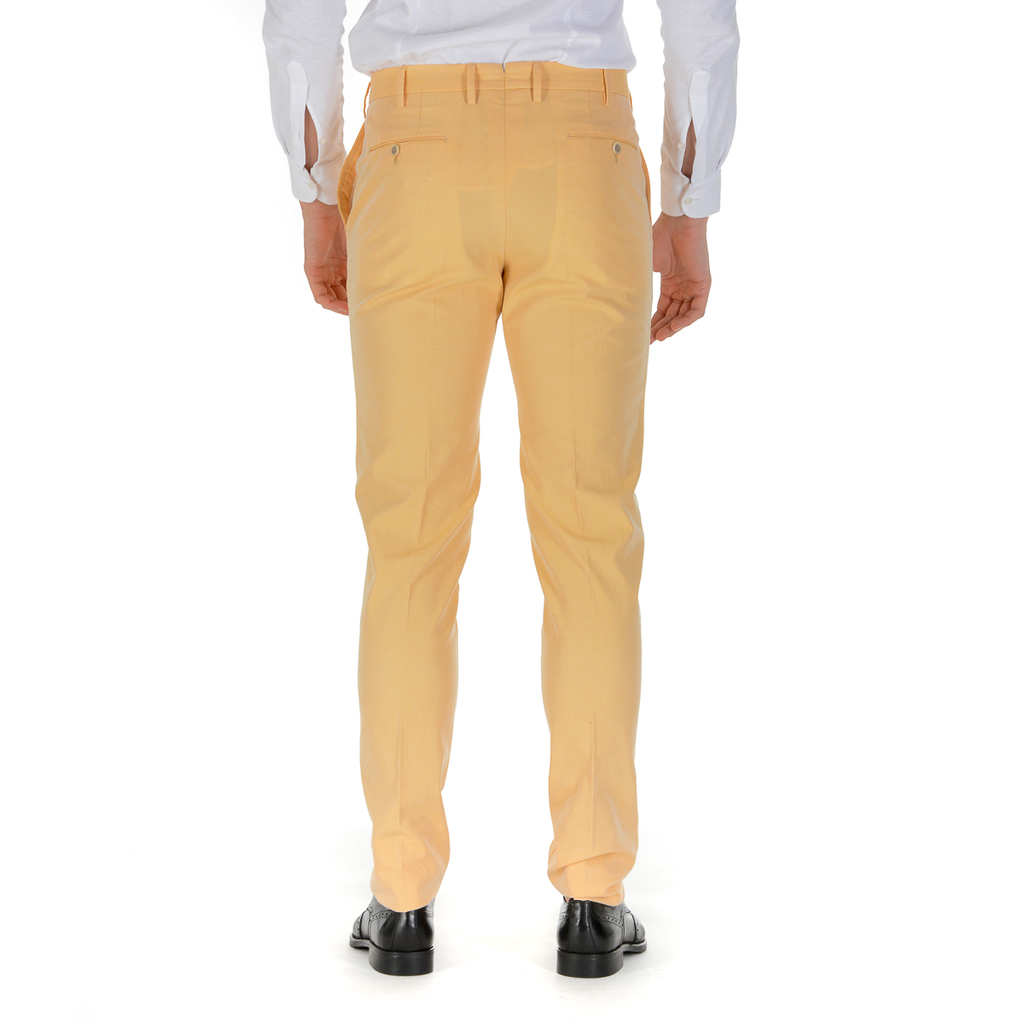 PT01 Pantalones de hombre amarillos BUSINESS