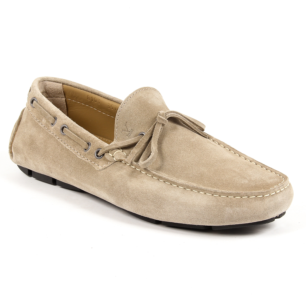 Mocasines V 1969 Italia para hombre color topo ADAM