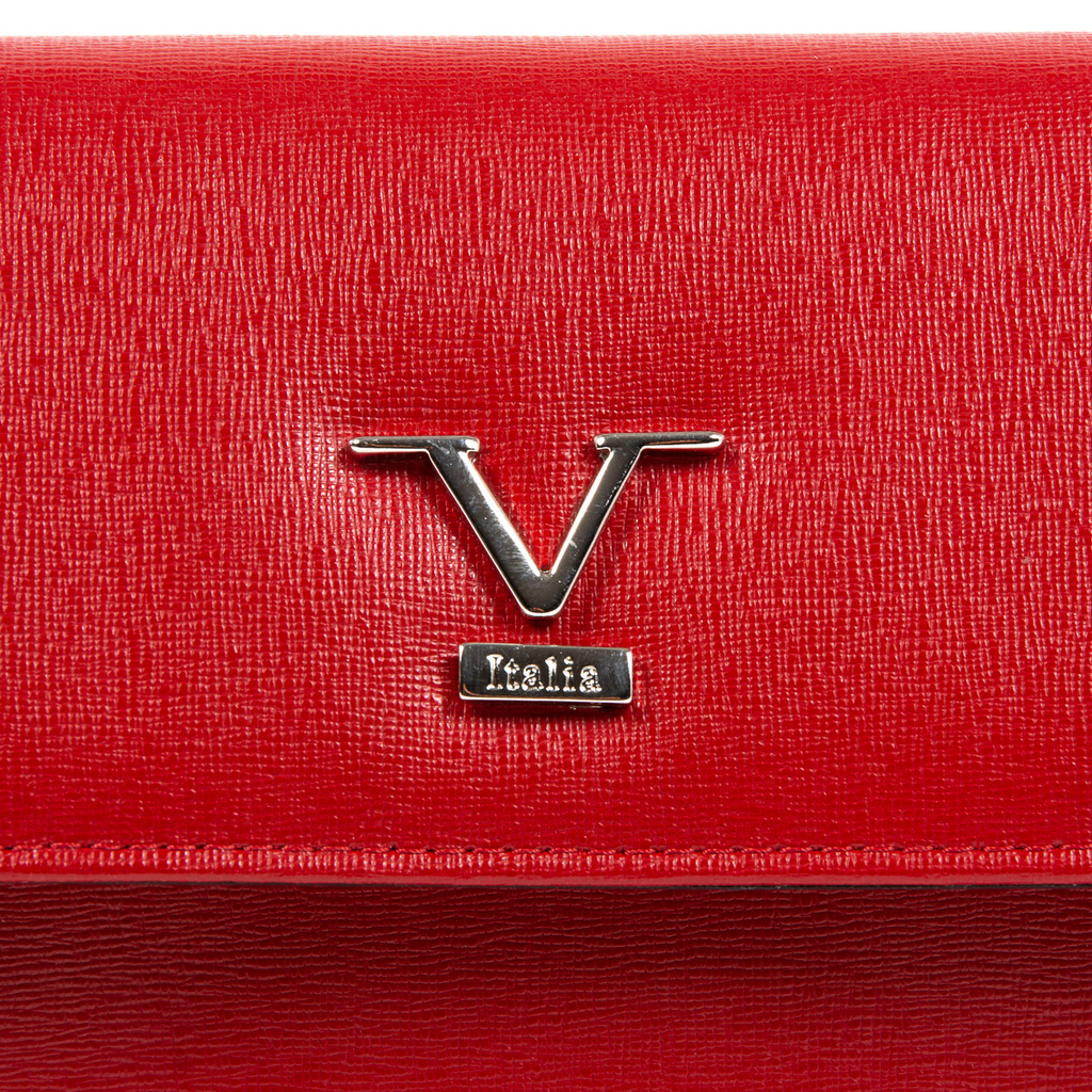 Bolso de mano para mujer V 1969 Italia rojo GENNY