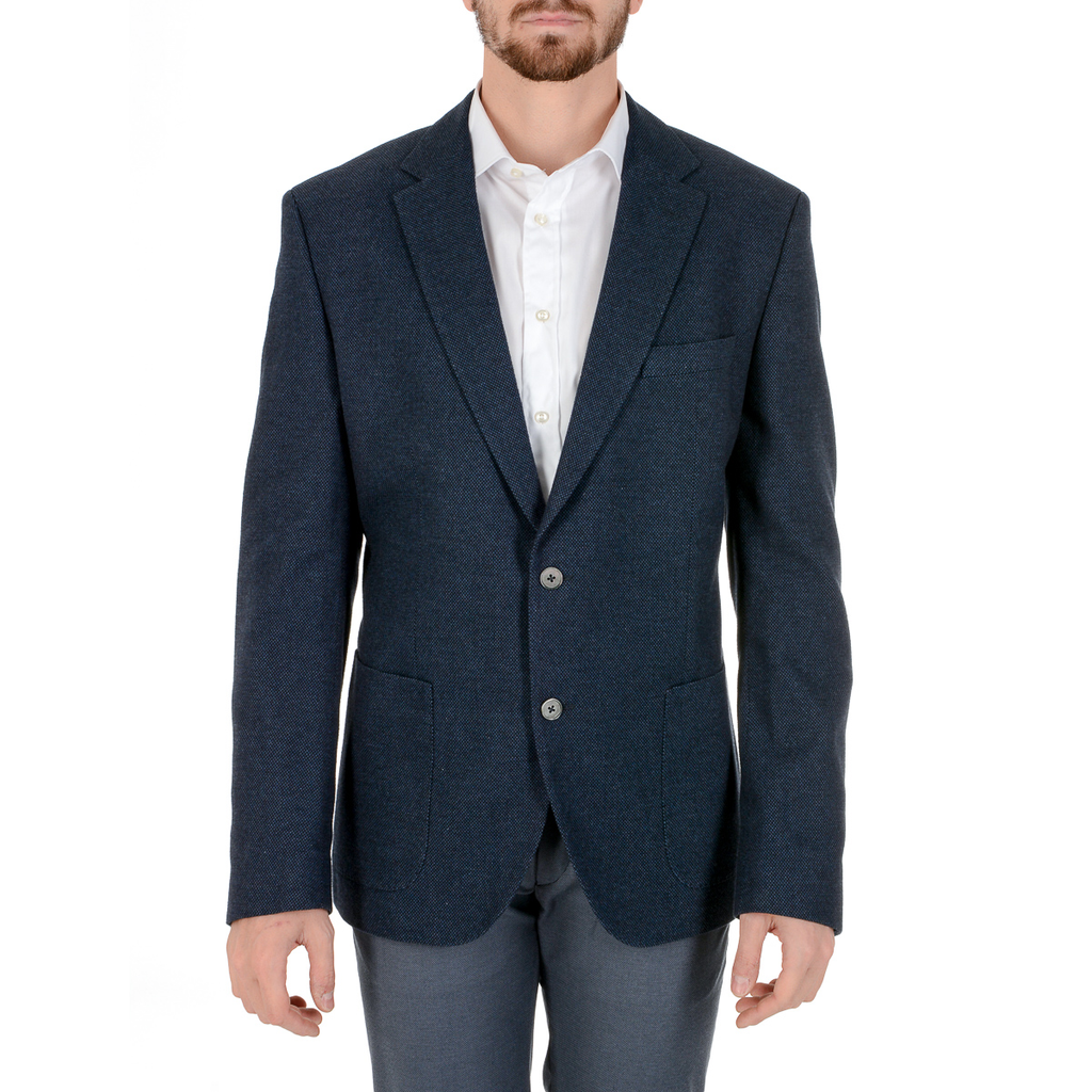 Chaqueta Hugo Boss para hombre de manga larga azul oscuro JANSON