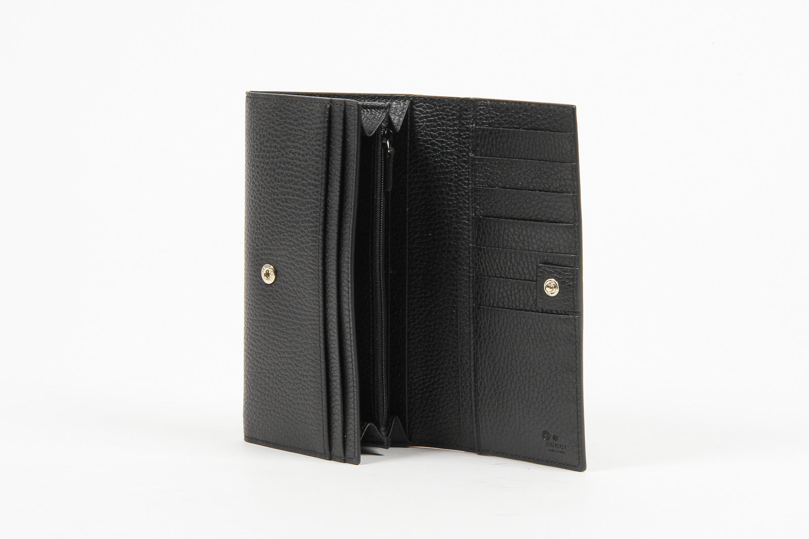 Monedero plegable Gucci para mujer con logotipo GG x 2