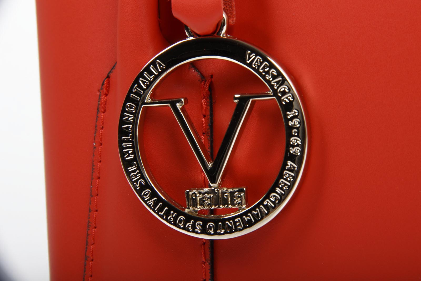 Bolso de mano para mujer V 1969 Italia V003 RUGA ROJO