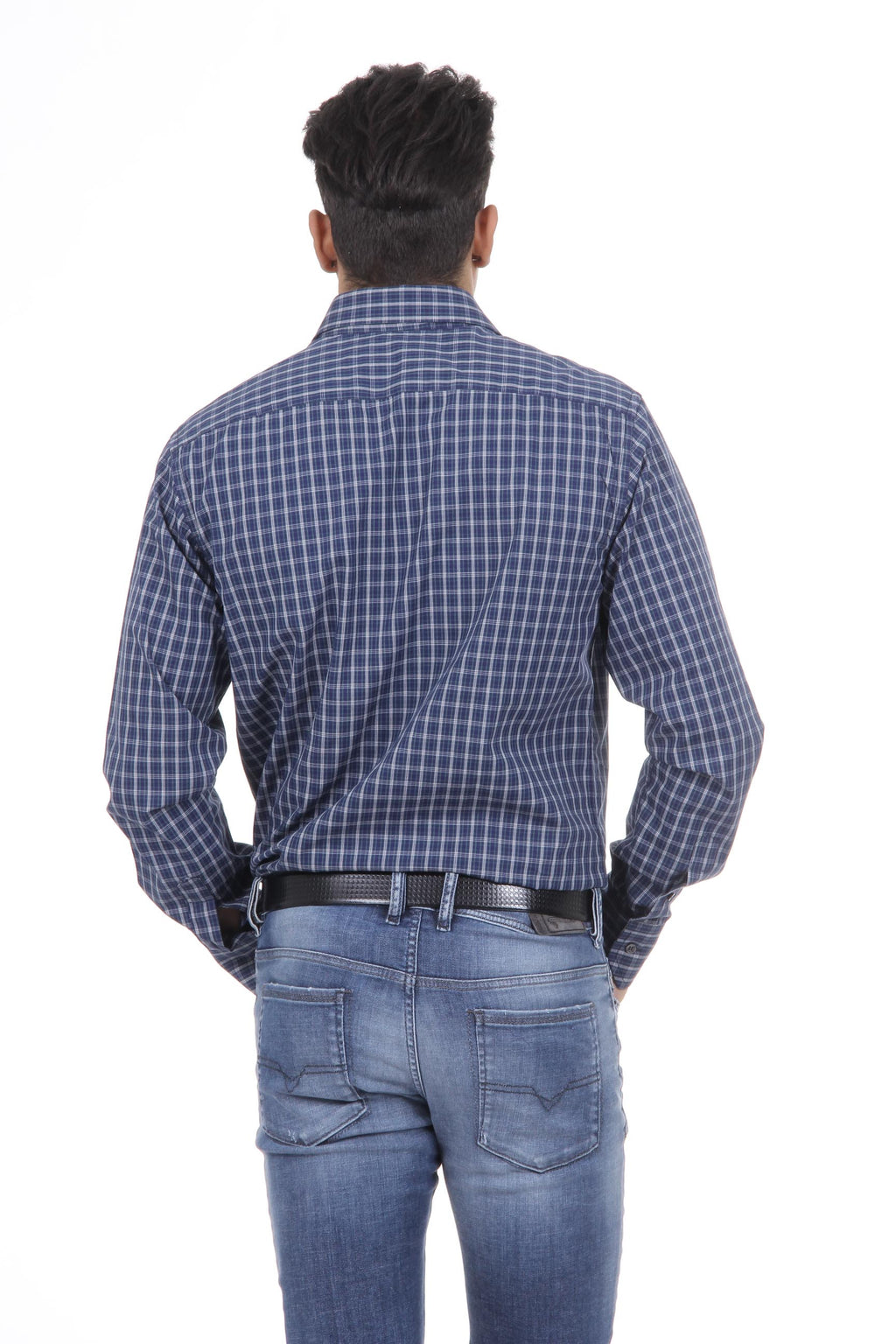 Camisa clásica moderna V 1969 Italia para hombre, talla 377 VAR. 033