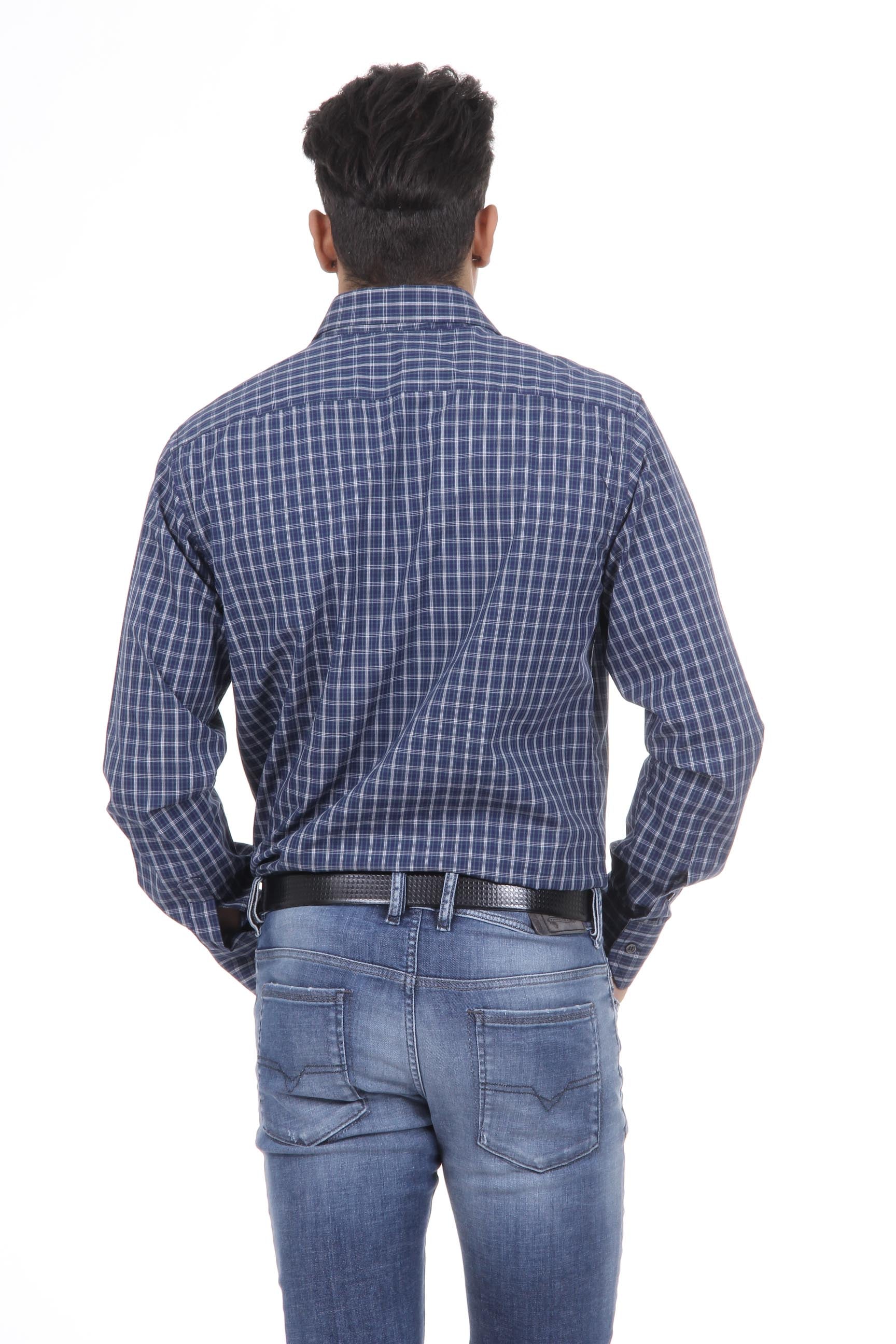 Camisa clásica moderna V 1969 Italia para hombre, talla 377 VAR. 033