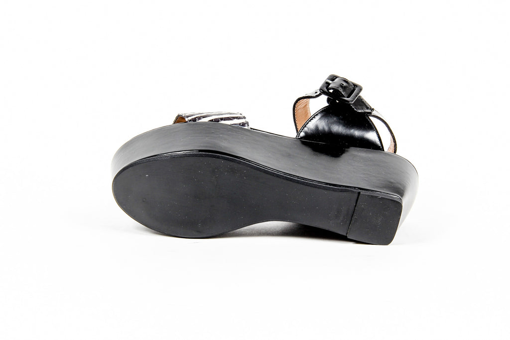 Robert Clergerie Paris Sandalia de plataforma para mujer FRAKS RAY JAZZ NOIR DBL PDR